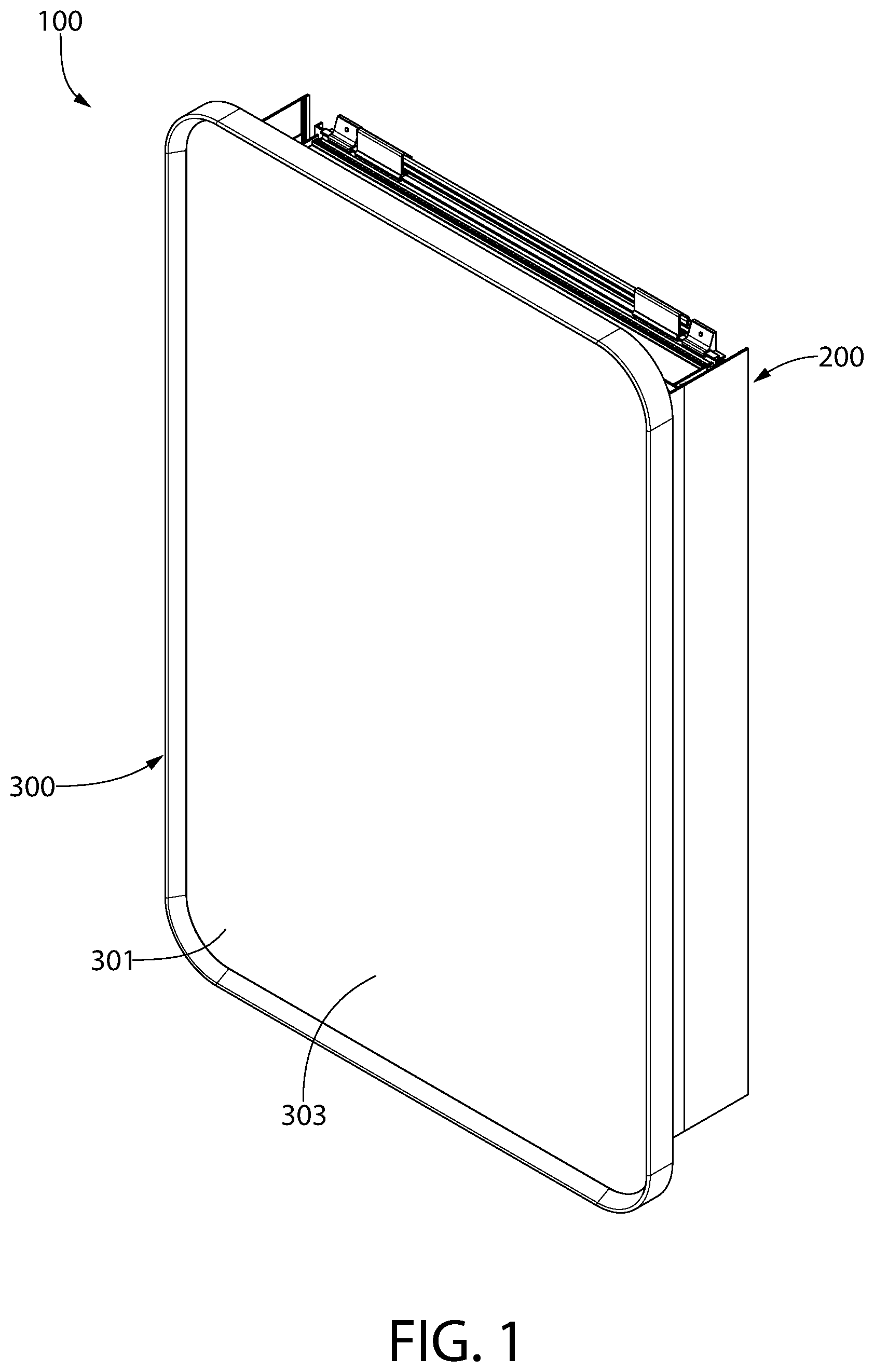 Patent US12320178 — Cabinet apparatus — Figure 1