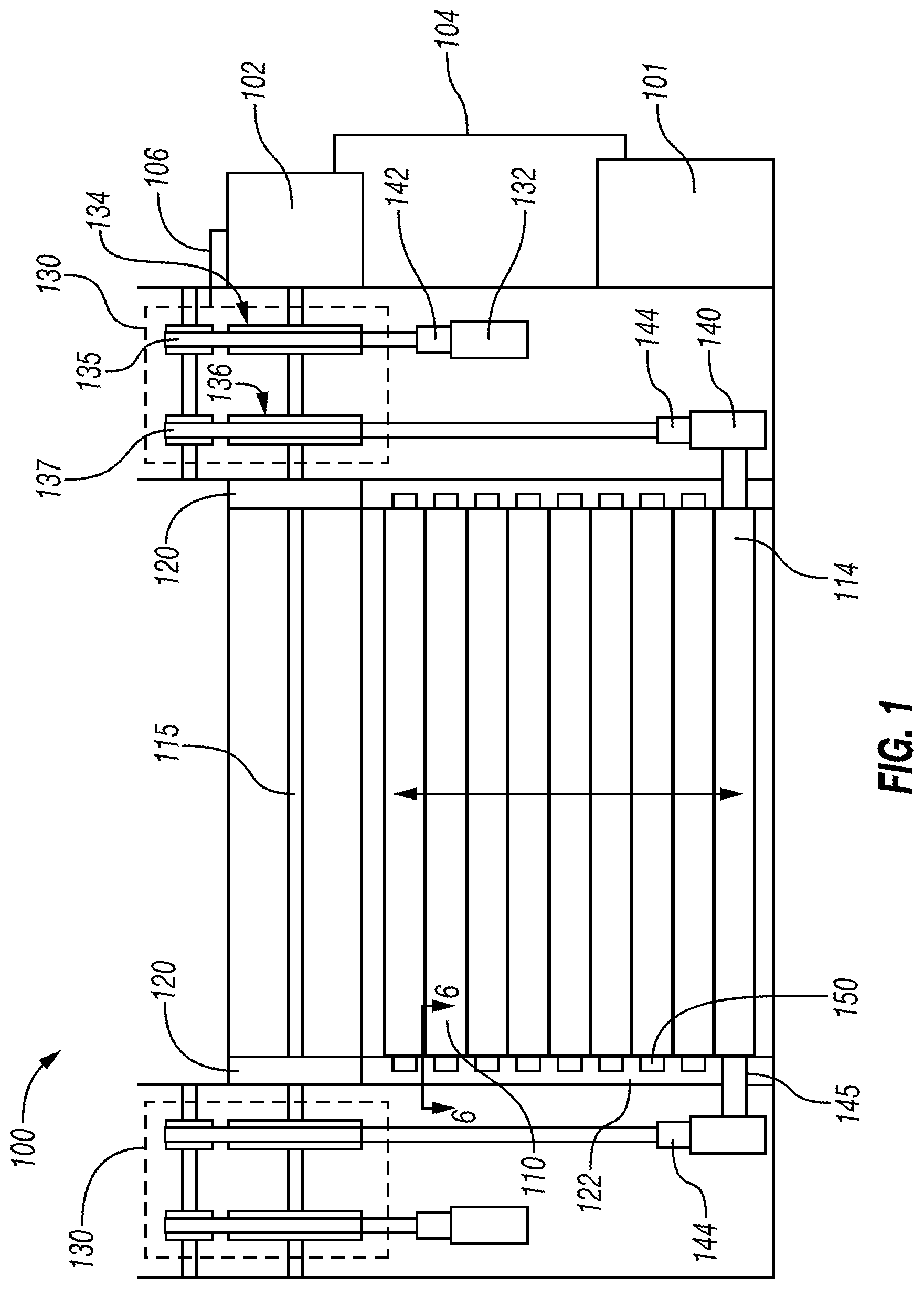 Patent US12320193 — Roll-up door with spiral brackets — Figure 1