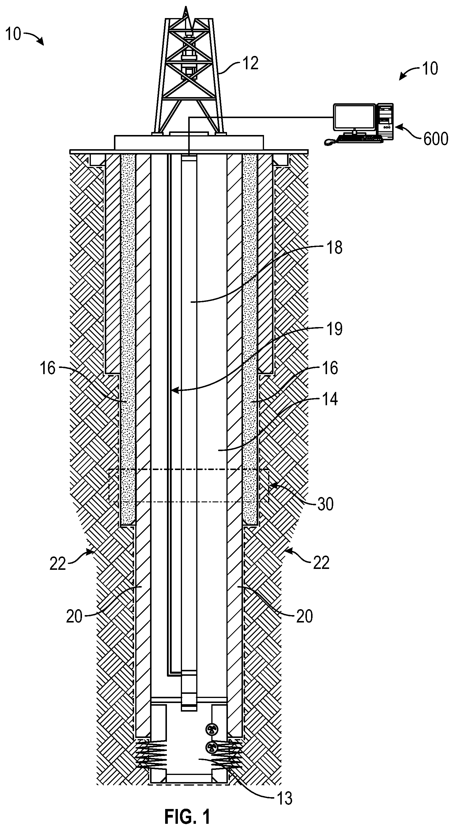 Patent US12320217 — Cutting device for wellbore control lines — Figure 1