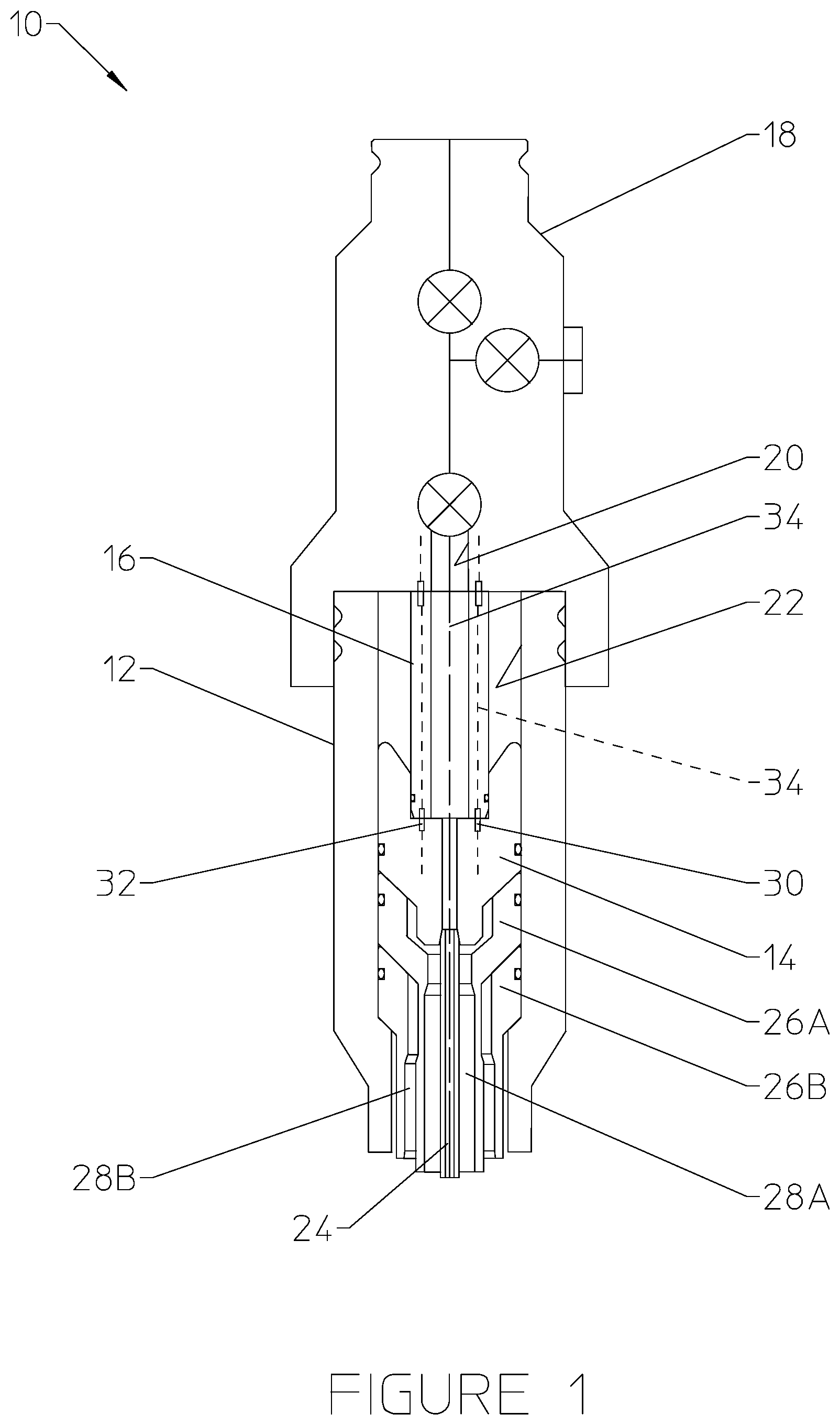 Patent US12320222 — Subsea equipment alignment device — Figure 1