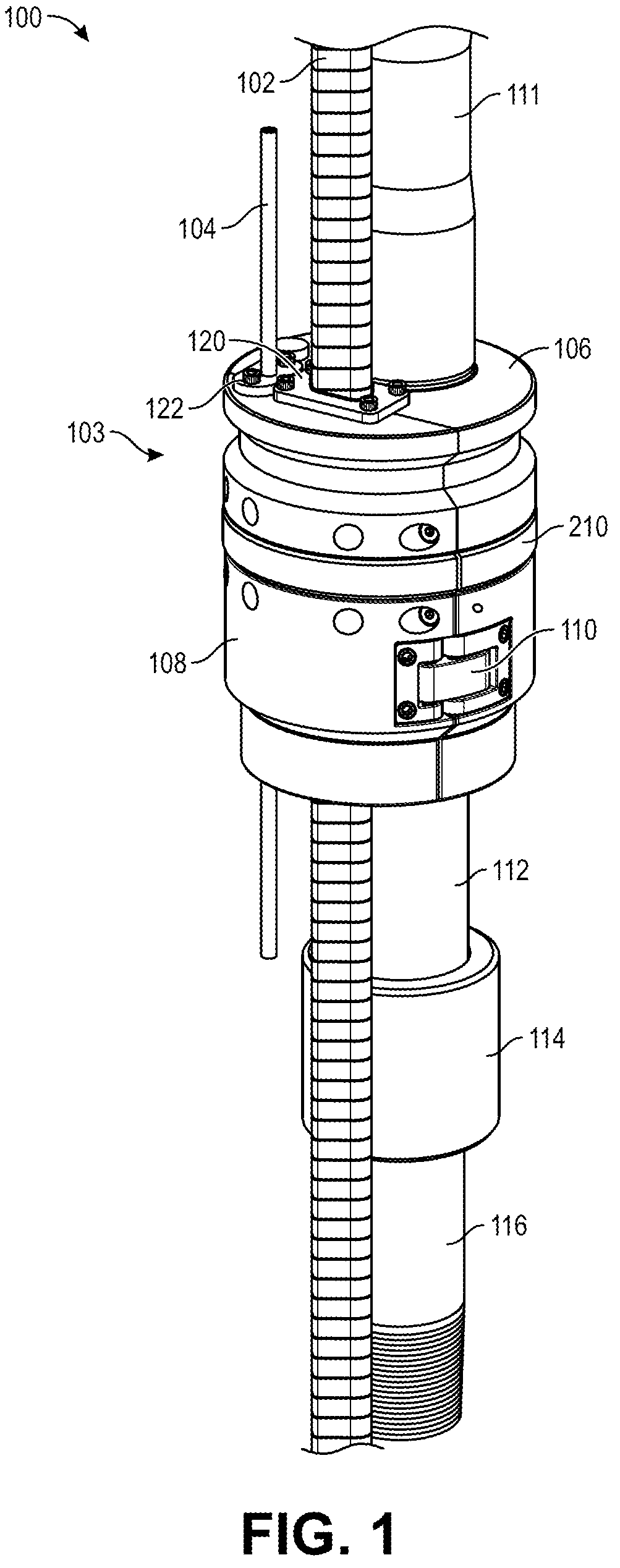 Patent US12320223 — Split hanger tubing hanger — Figure 1