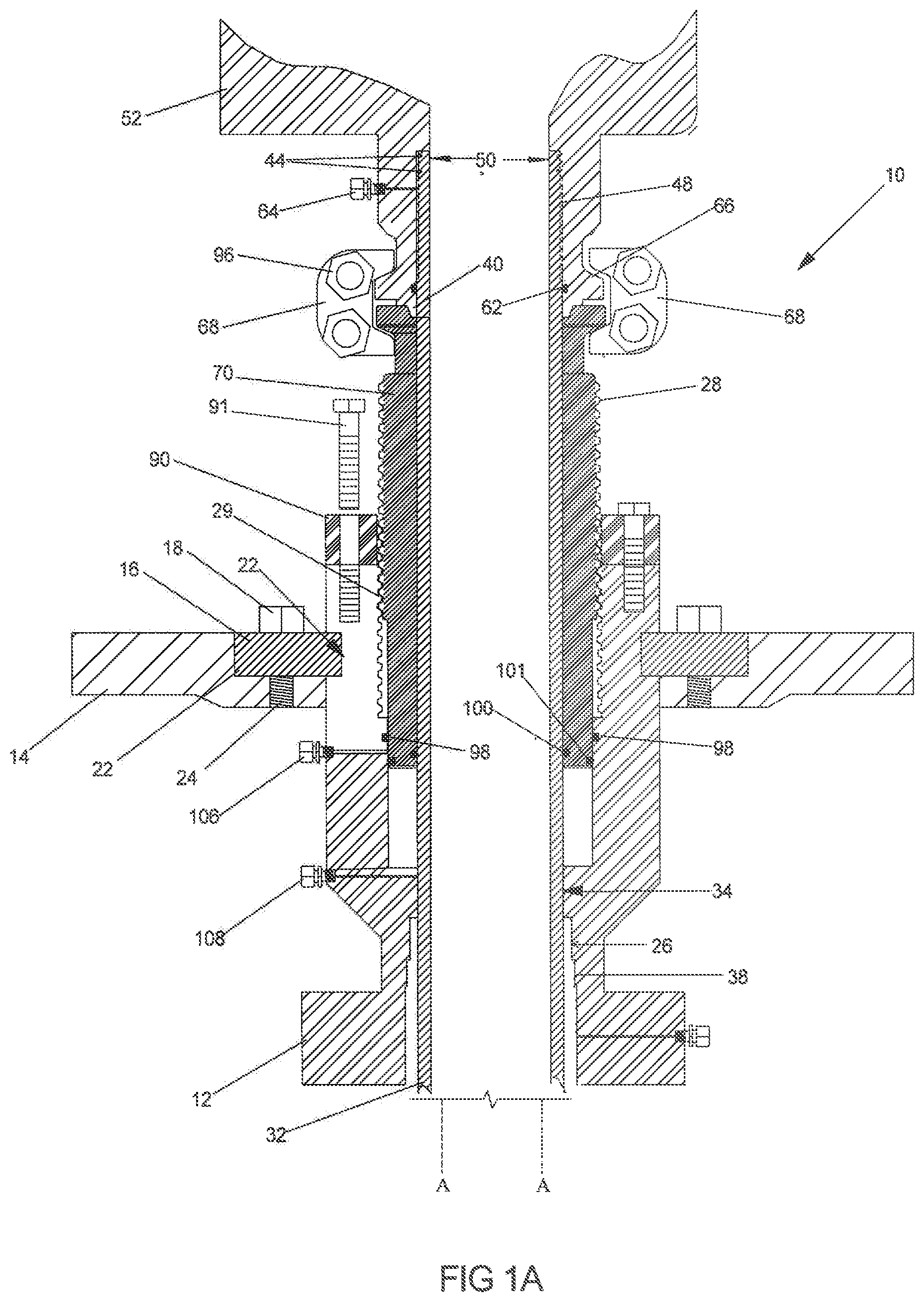 Patent US12320224 — Variable high pressure transition tube set point adapter — Figure 1