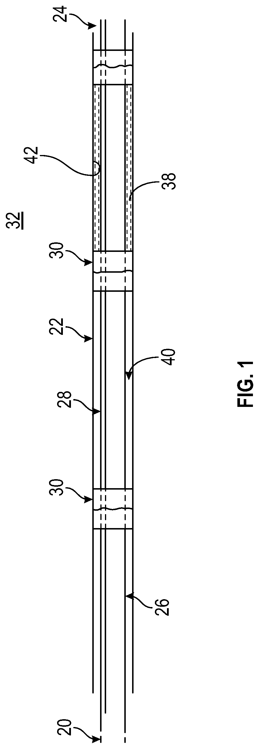 Patent US12320226 — Mixed element swell packer system and method — Figure 1