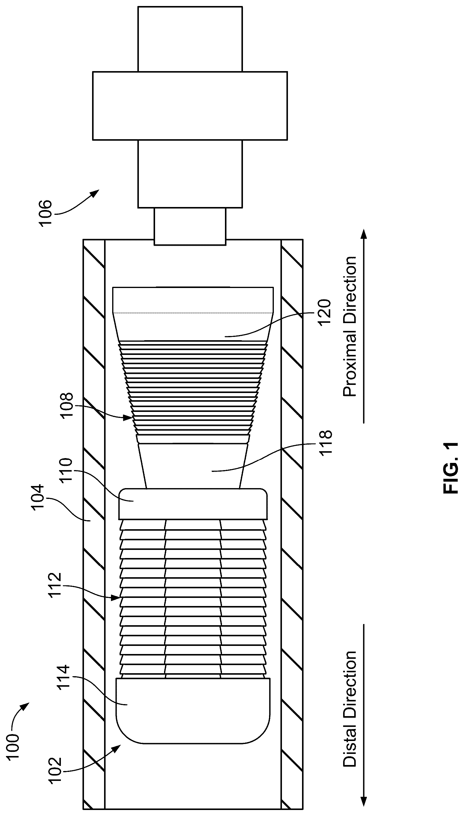Patent US12320229 — Fracking plug with a telescopic cone configuration — Figure 1