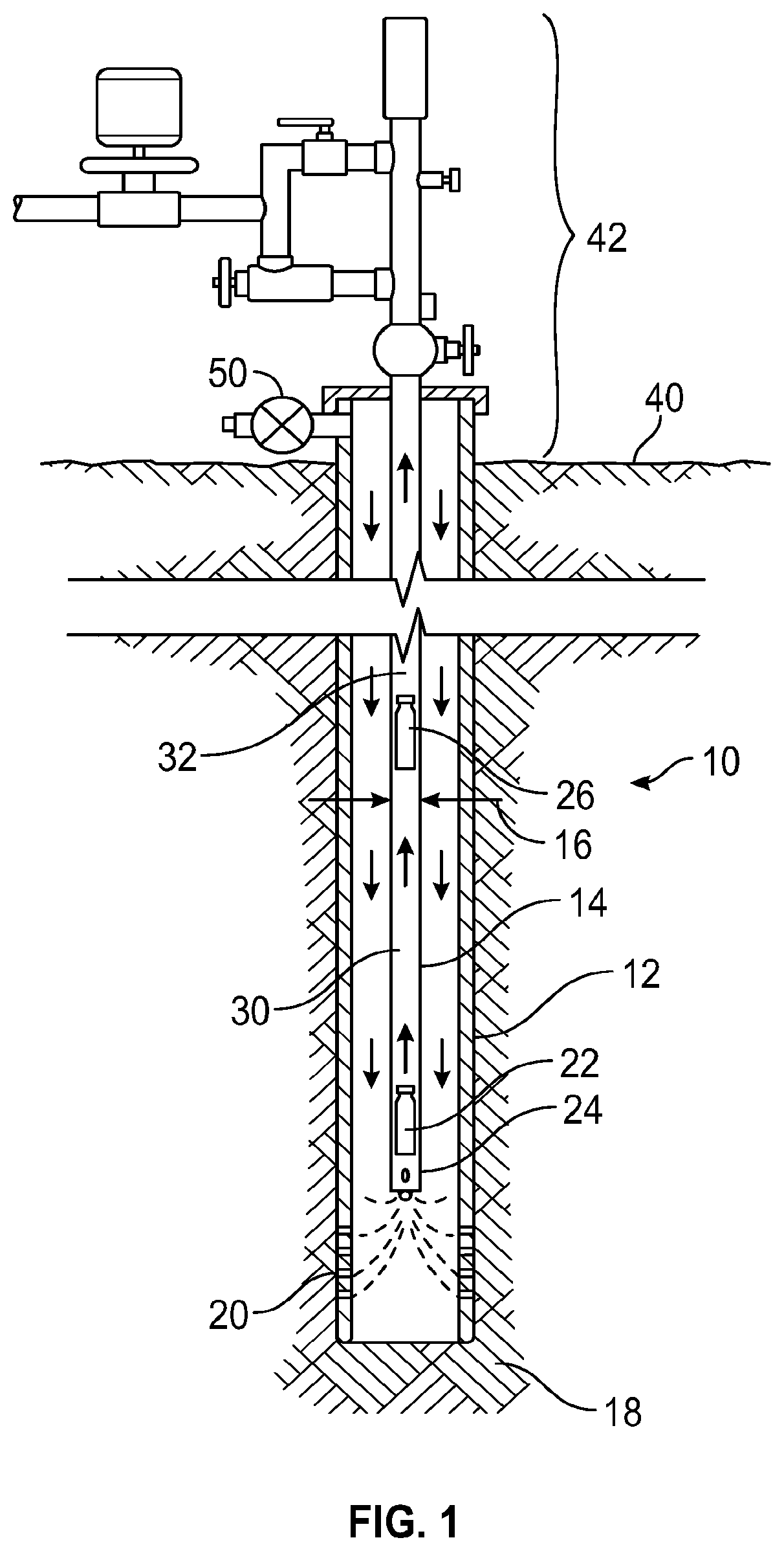 Patent US12320240 — Gas assisted plunger lift control system and method — Figure 1