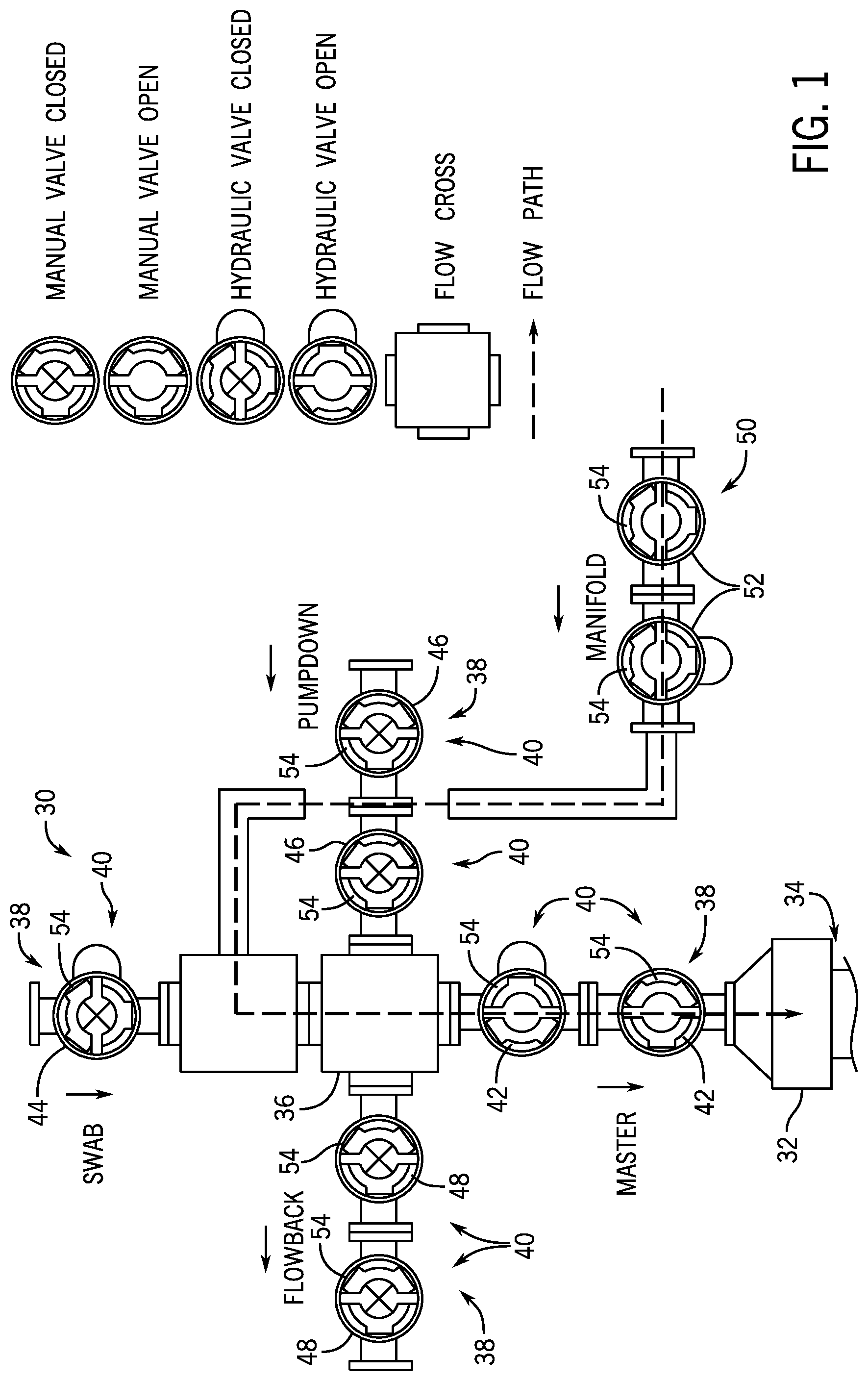 Patent US12320243 — System and method for valve greasing in a well tree — Figure 1