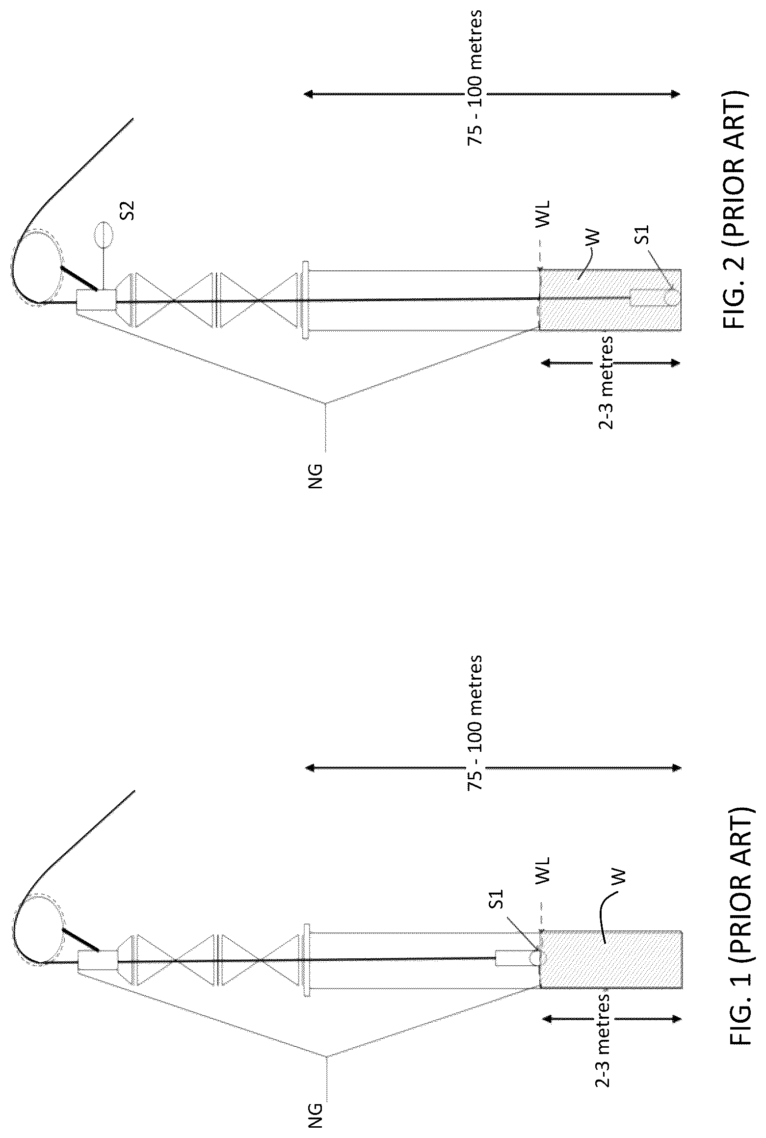 Patent US12320250 — Indirect measurement system for identifying the position, density and pressure of an underground liquid or gaseous interface — Figure 1