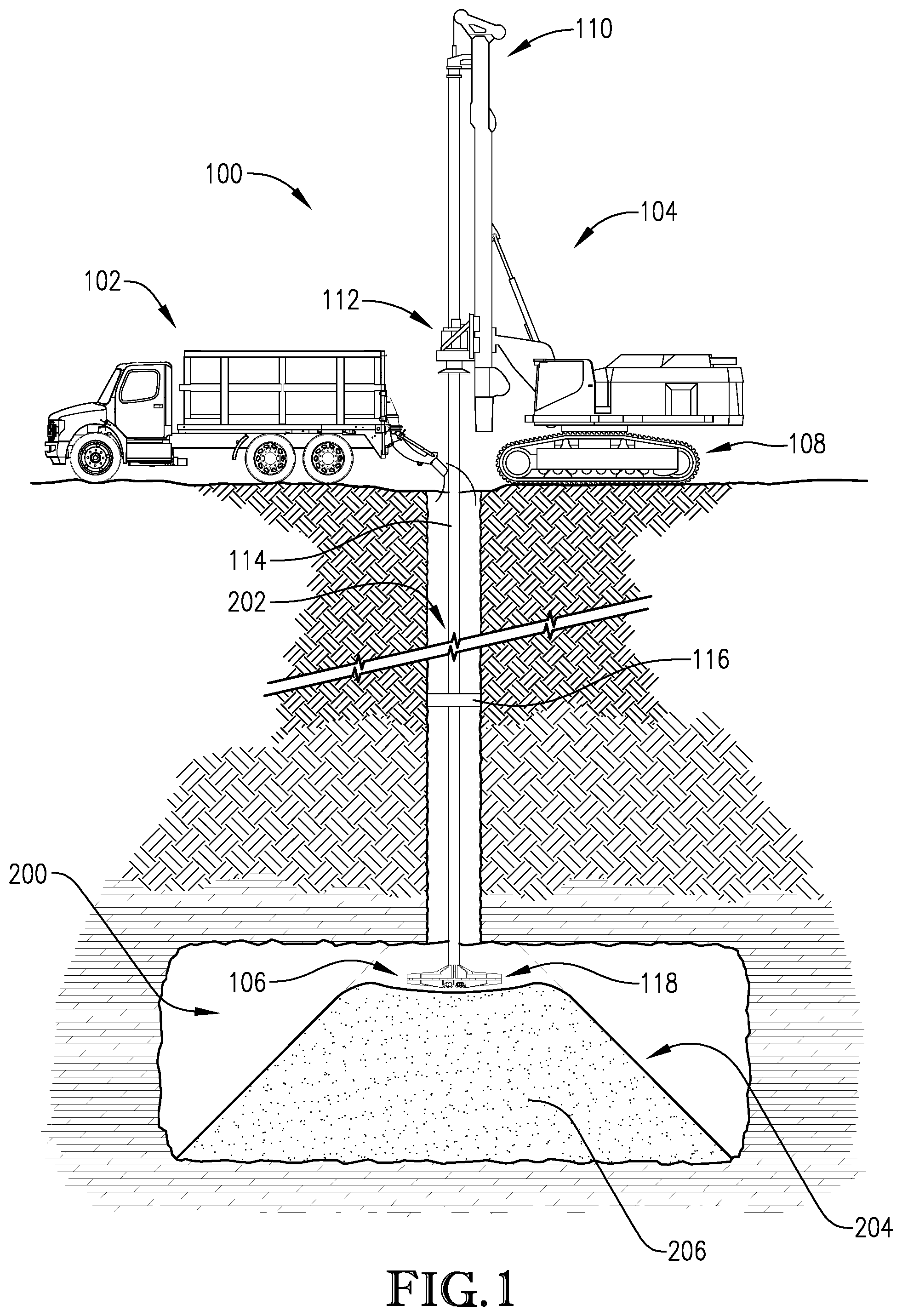 Patent US12320257 Figure 1 – System and method for stabilizing a mine
