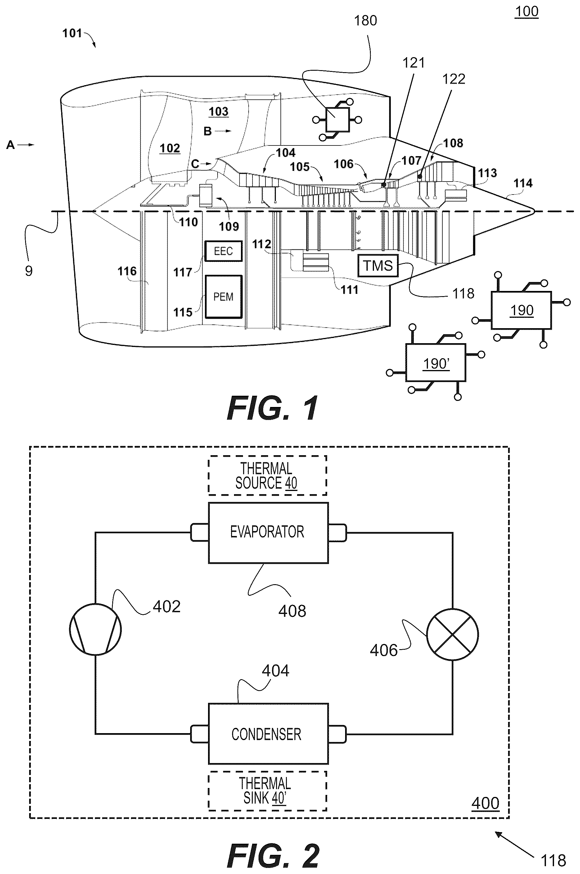 Patent US12320262 — Thermal soak-back mitigation — Figure 1