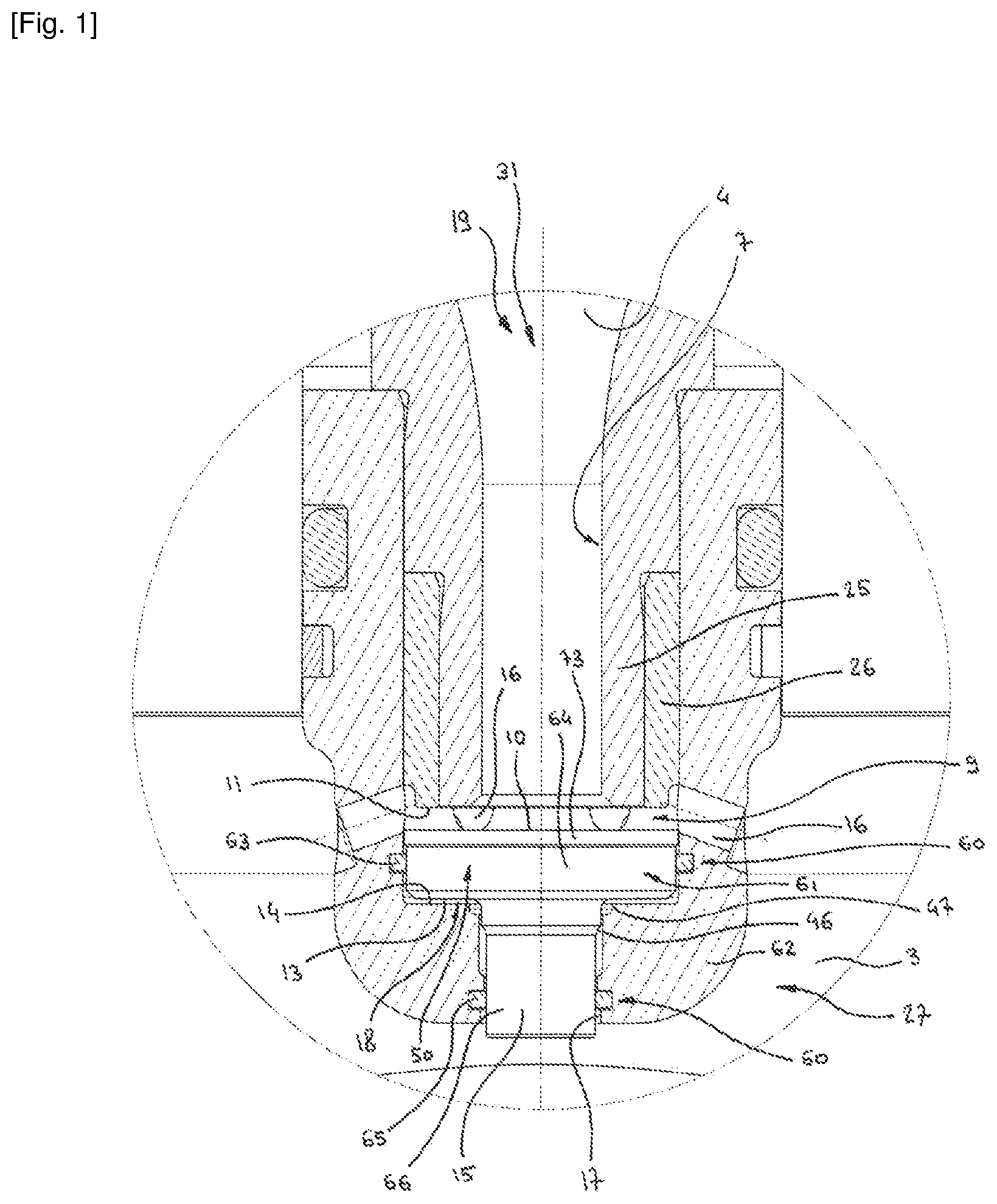 Patent US12320292 — Friction insert for oriented valve — Figure 1