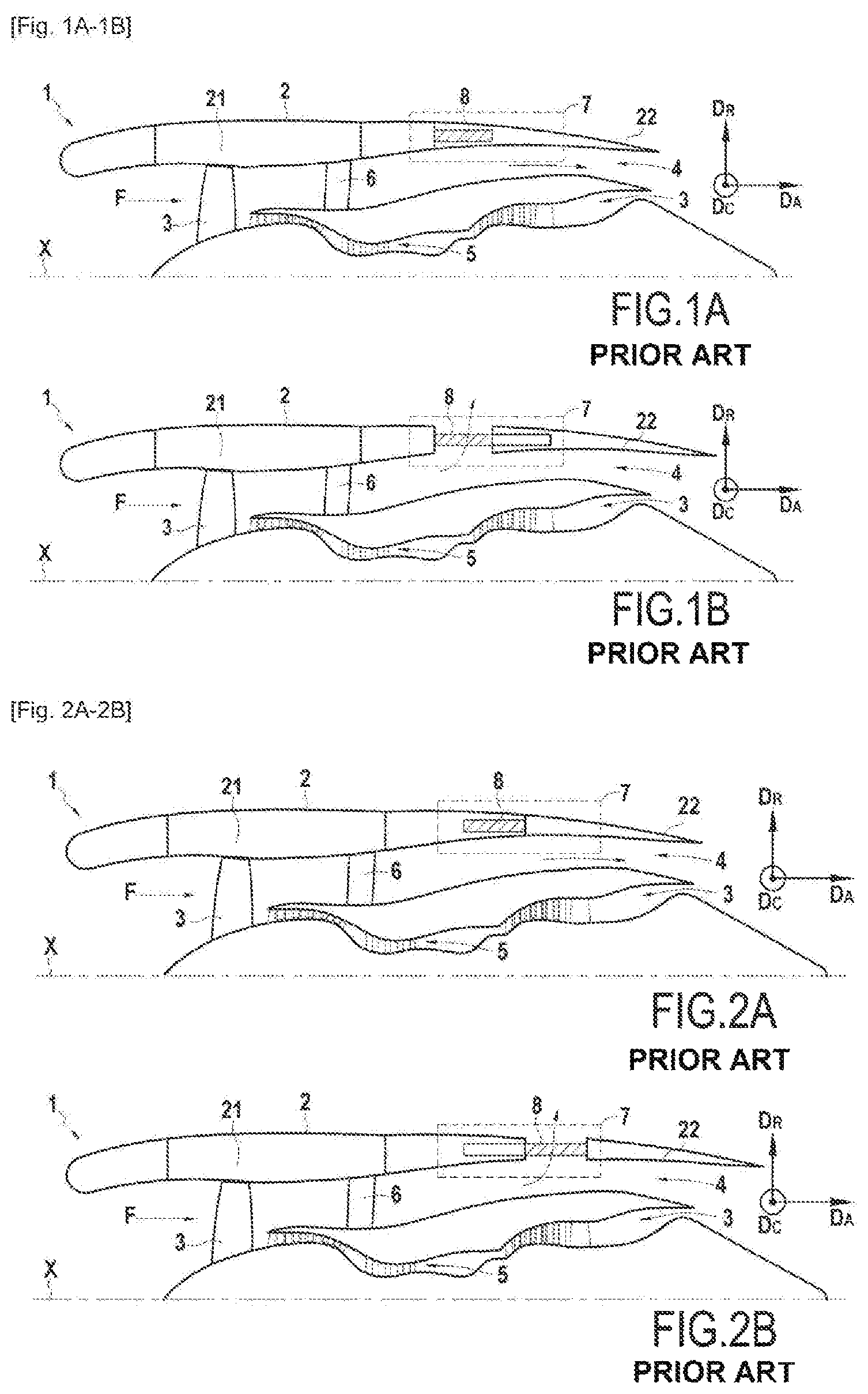 Patent US12320316 — Thrust reverser cascade including acoustic treatment — Figure 1