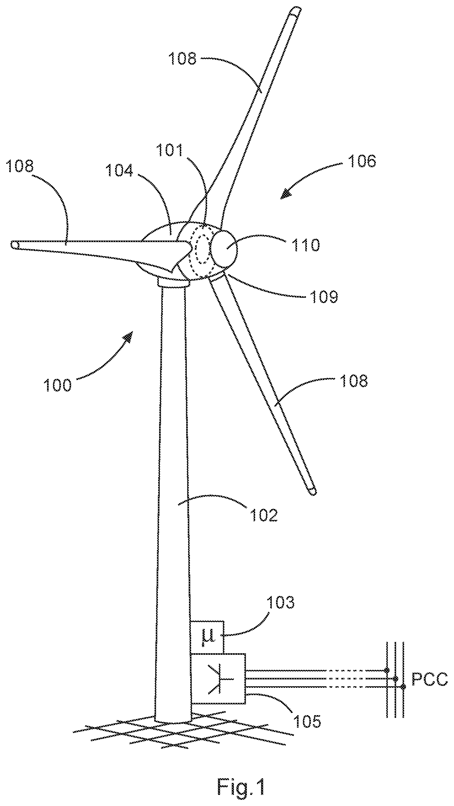 Patent US12320333 — Method for operating a wind power installation, and wind power installation when an ice accretion situation occurs — Figure 1