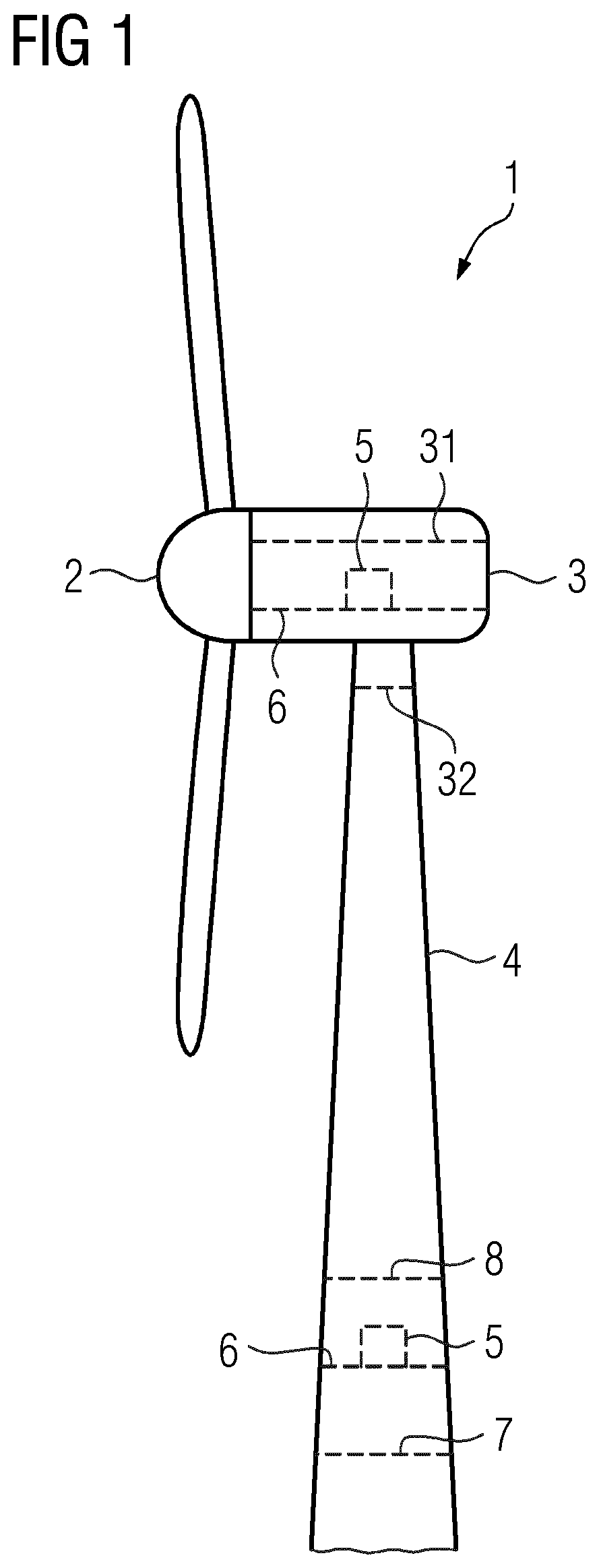 Patent US12320334 — Method for connecting a component of a power conversion circuit of a wind turbine — Figure 1