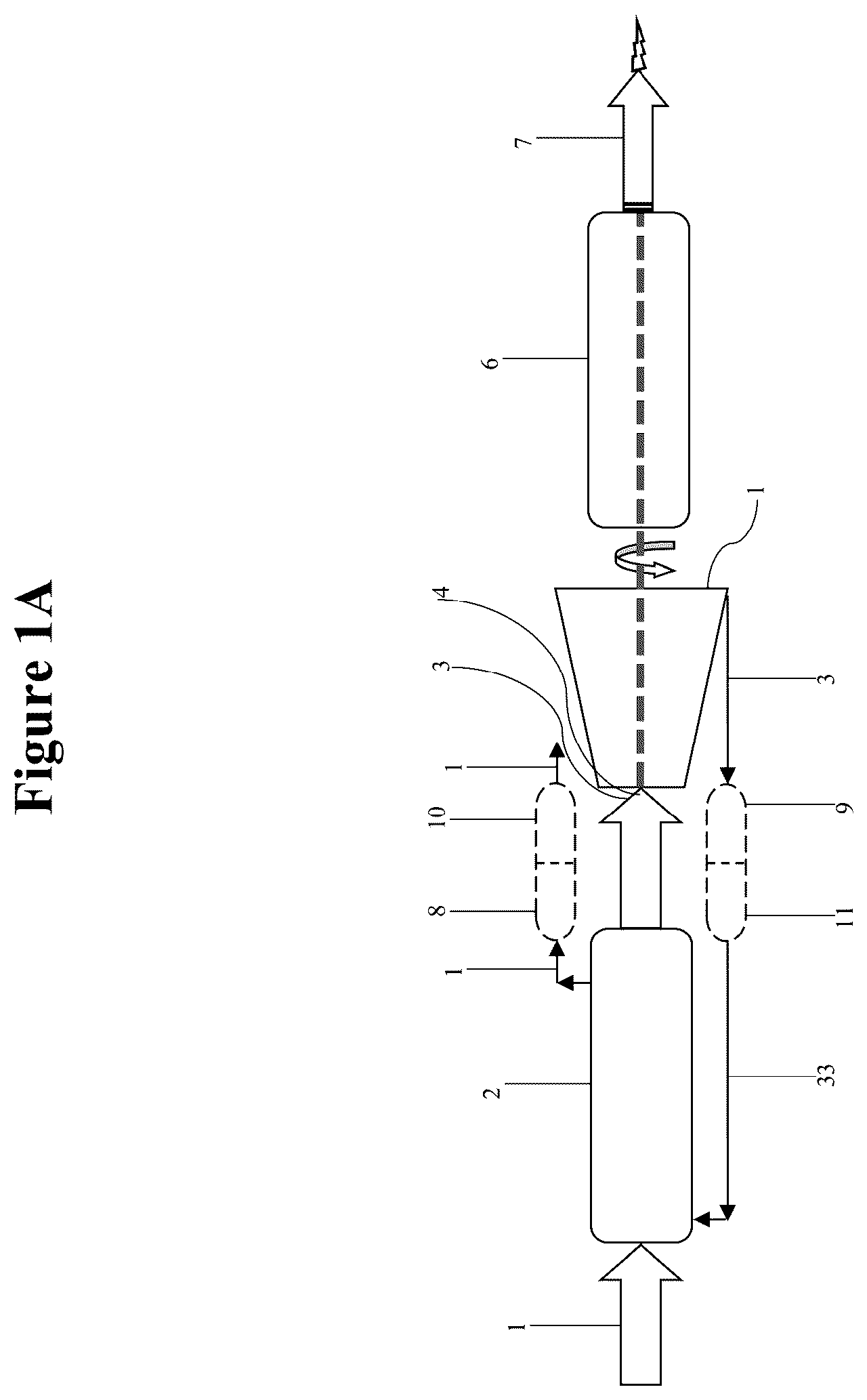Patent US12320339 — Systems and processes for generating electricity from a geothermal energy source via an integrated thermal power plant — Figure 1