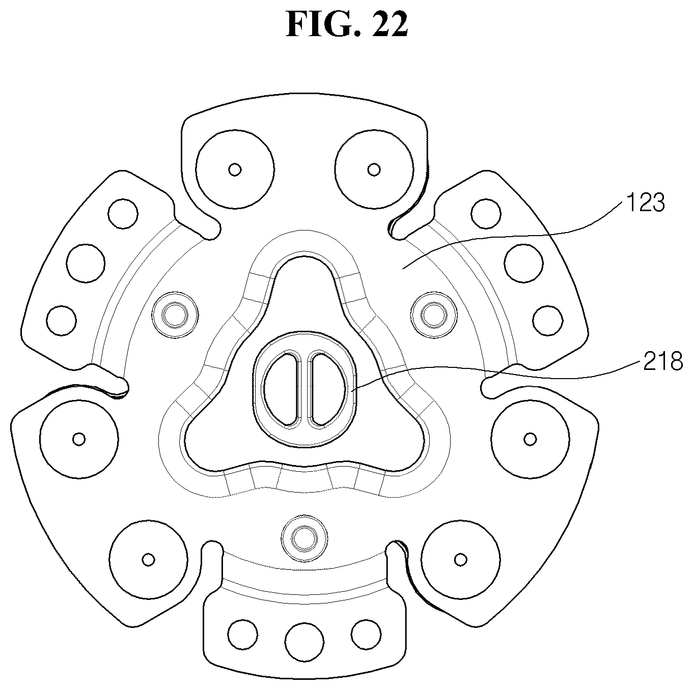 Patent US12320346 Figure 17 – Linear compressor intake muffler arrangement with communication hole