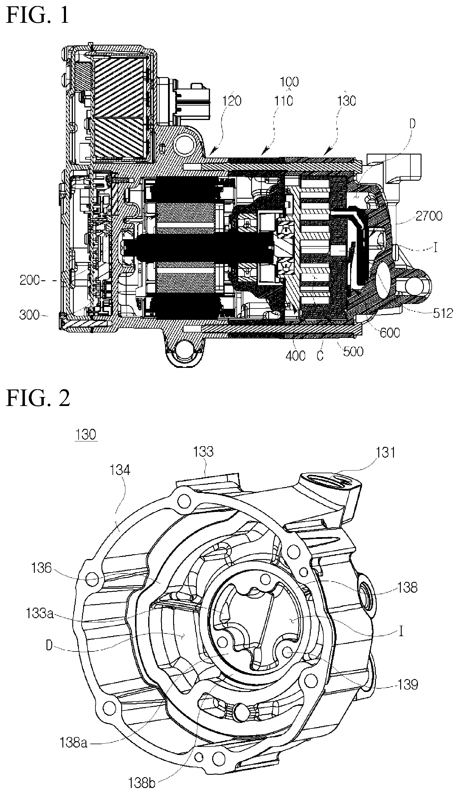 Patent US12320356 Figure 1 – Scroll compressor
