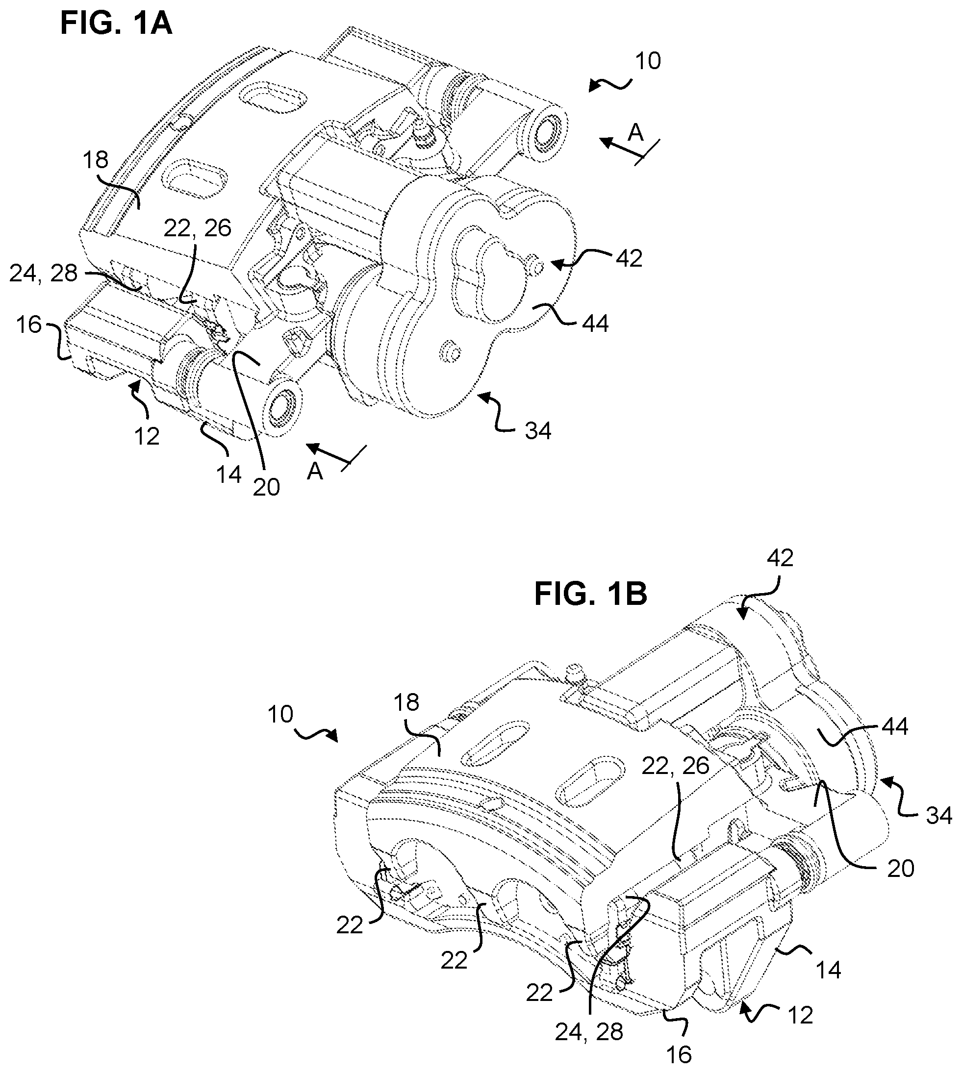 Patent US12320398 — Brake system with torque limiter assembly — Figure 1