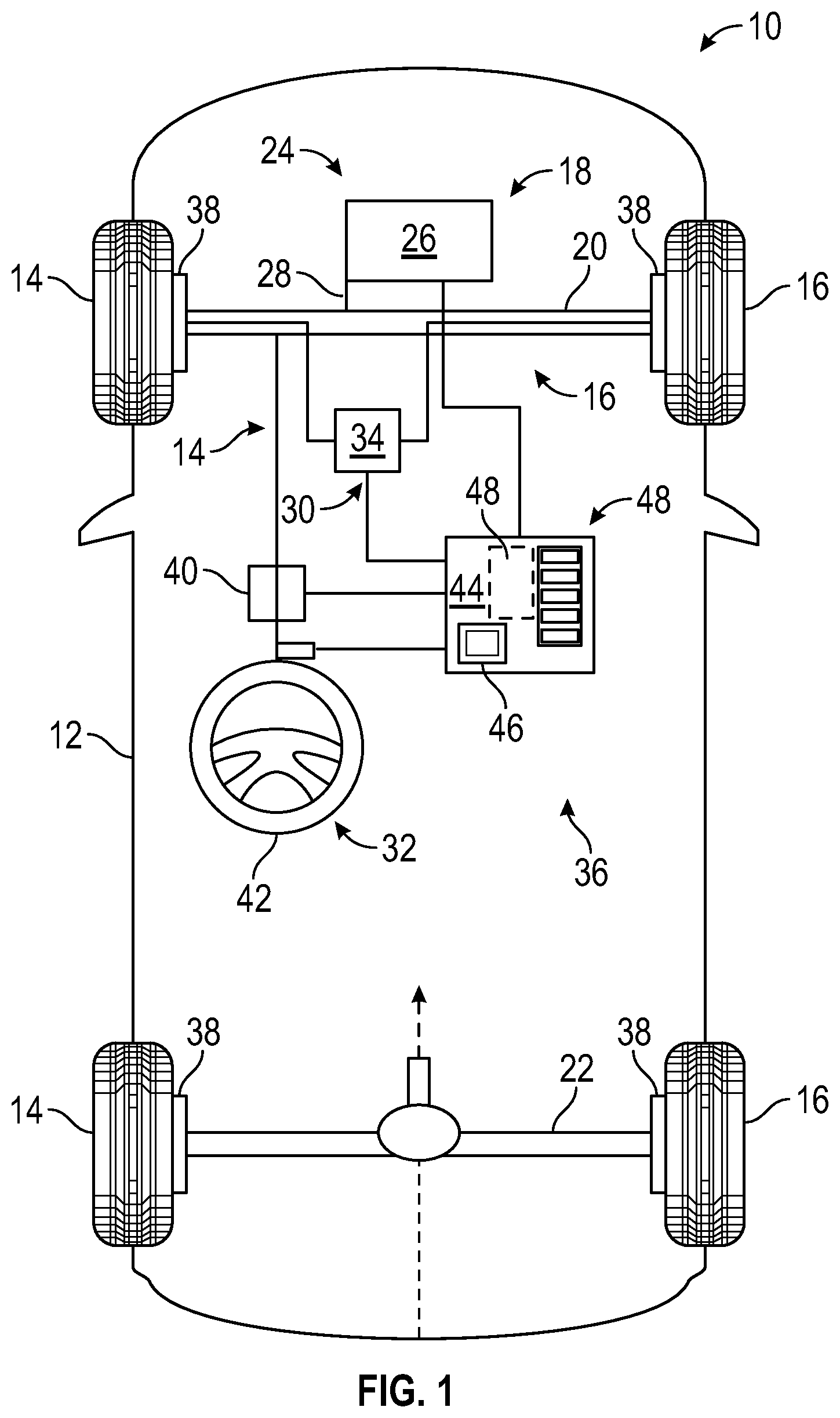 Patent US12320415 — Multi-axis gear piloting carrier for electric drive unit — Figure 1