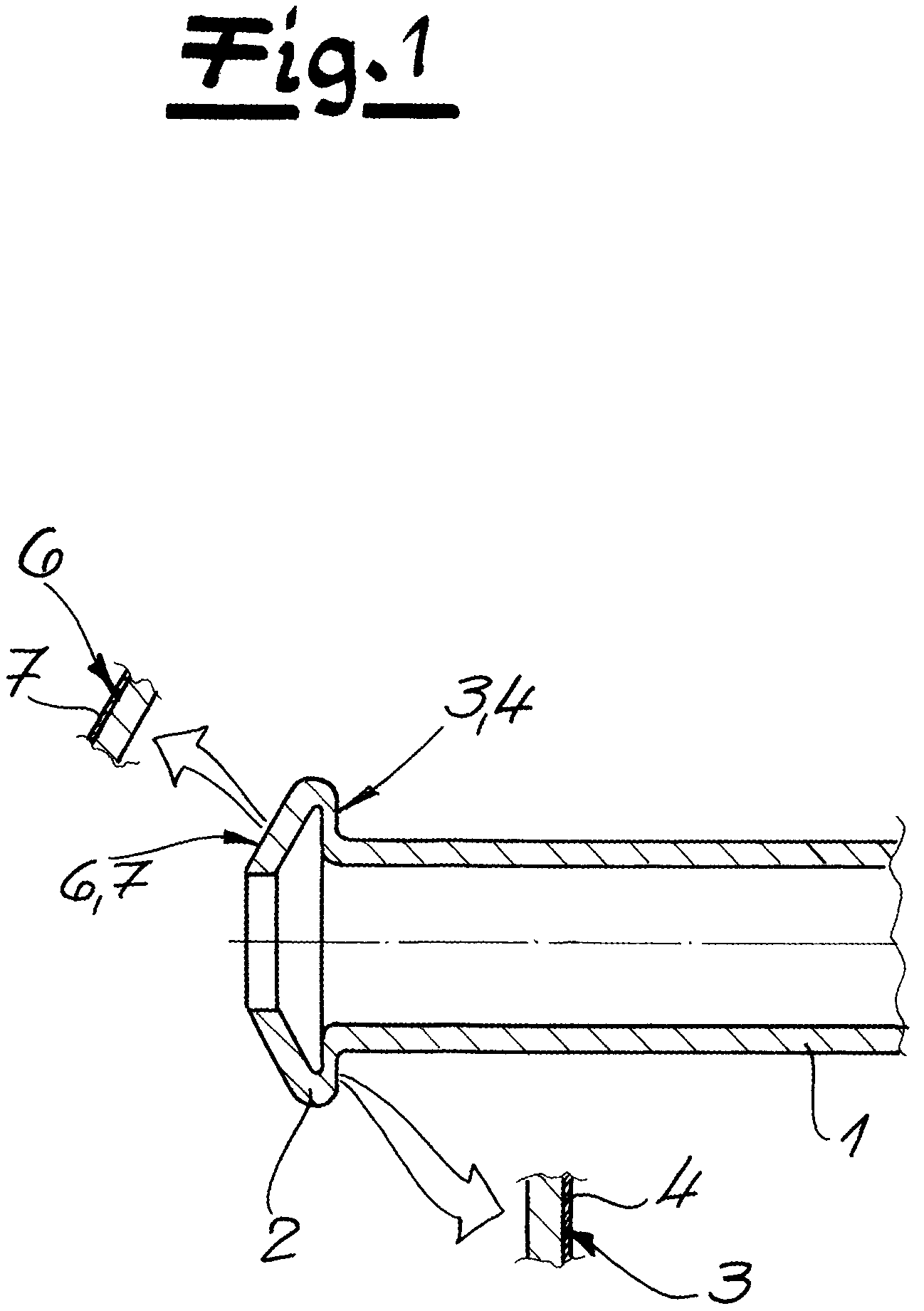 Patent US12320451 — Method for treating a pipe, pipe and pipe connection device — Figure 1