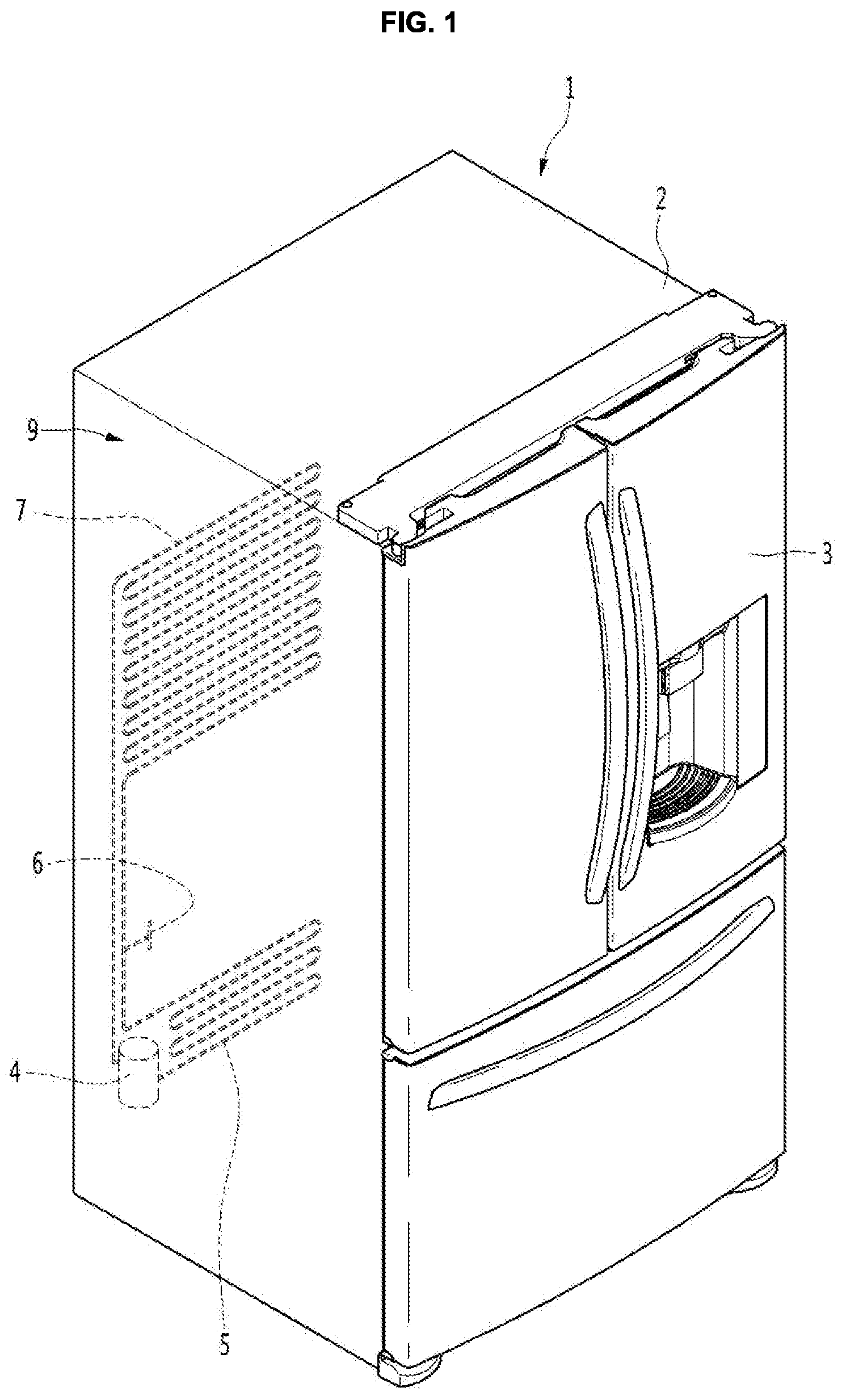 Patent US12320463 — Vacuum adiabatic body and refrigerator — Figure 1