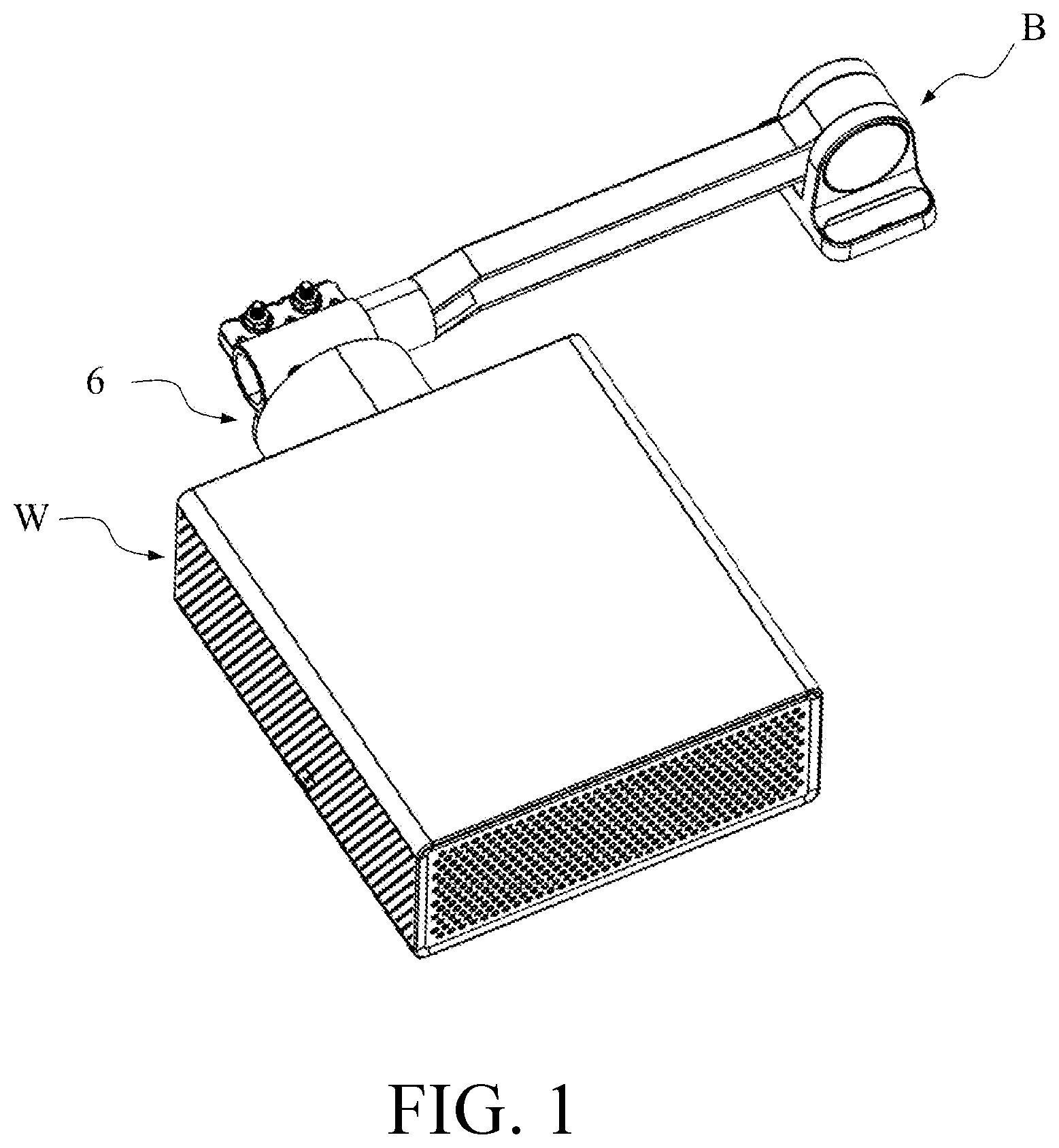 Patent US12320468 — Communication apparatus and bracket device thereof — Figure 1