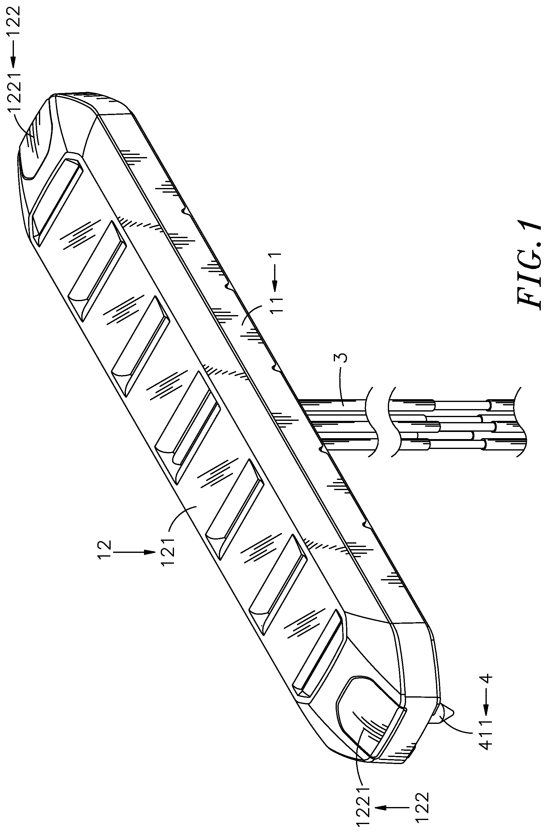 Patent US12320493 — Flexible warning light — Figure 1