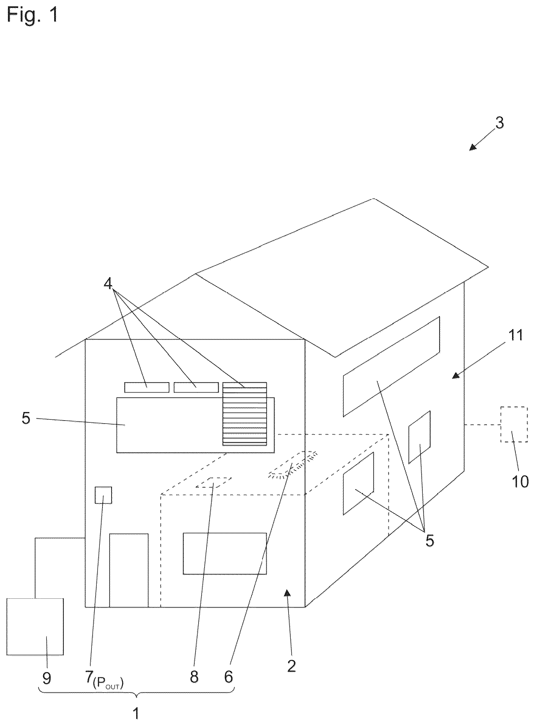 Patent US12320496 — Shading and illumination system — Figure 1