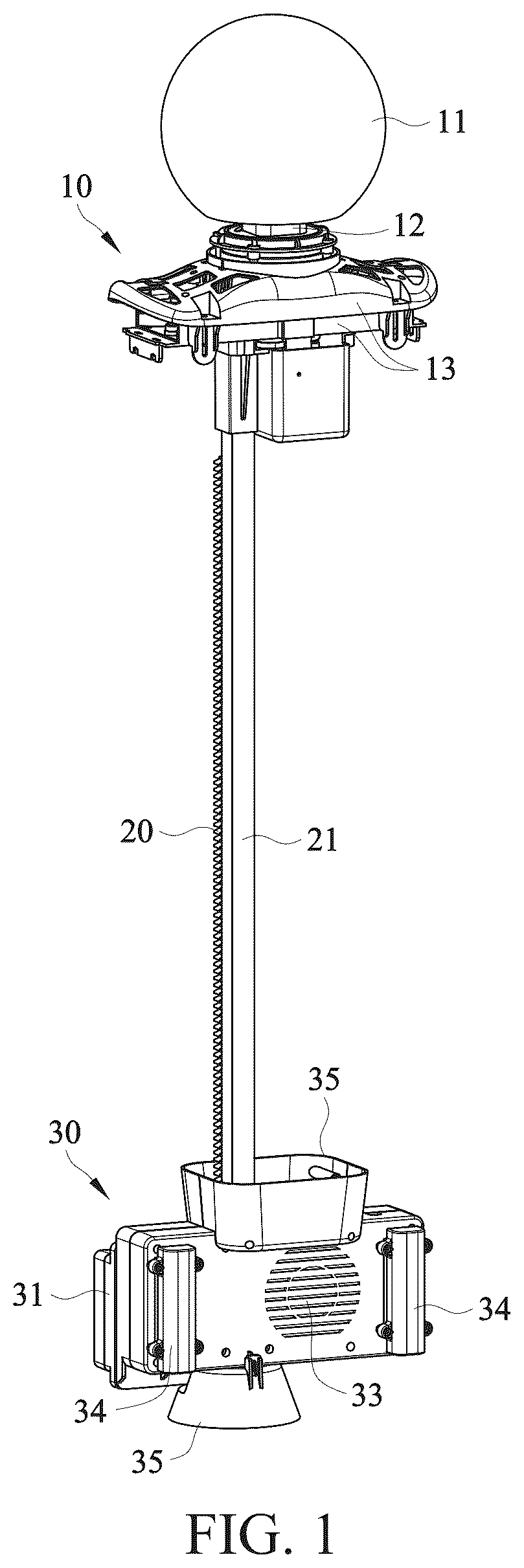 Patent US12320498 — Long-distance ascent-descent clockwork — Figure 1