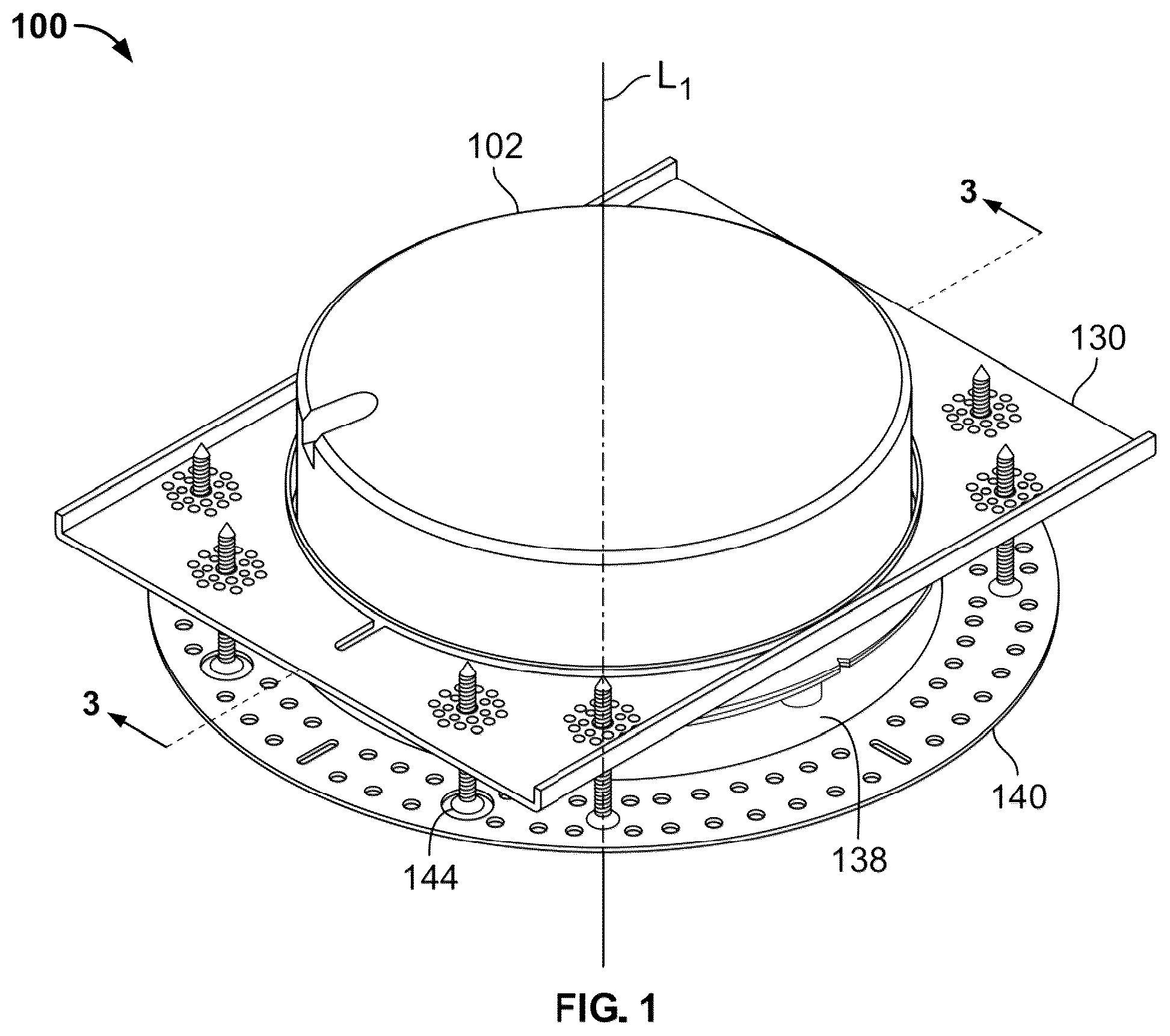 Patent US12320503 — Small aperture light emitting diode LED lighting — Figure 1