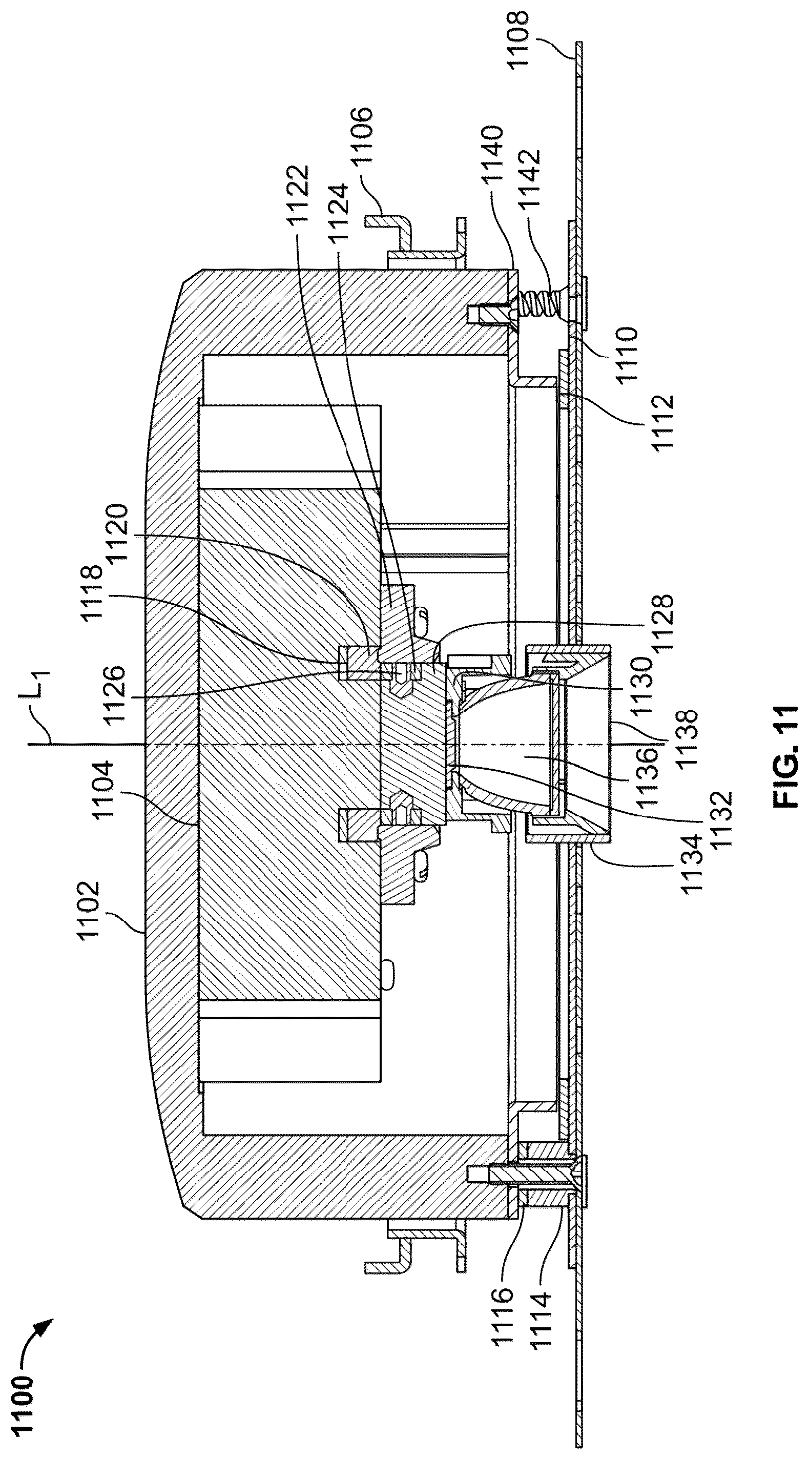 Patent US12320503 Figure 7 – Small aperture light emitting diode LED lighting