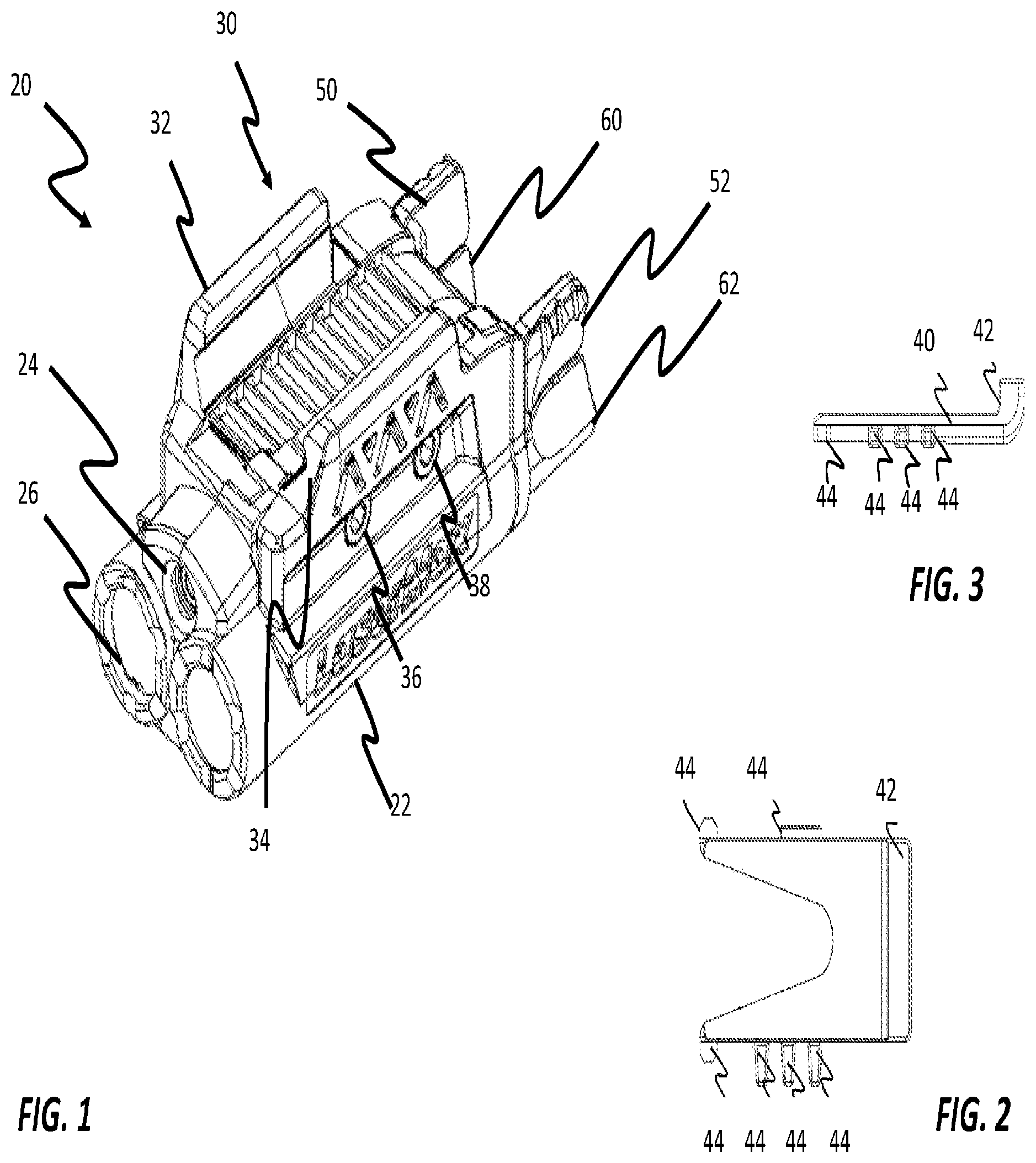 Patent US12320510 — Electronic device for use with deterrent device — Figure 1