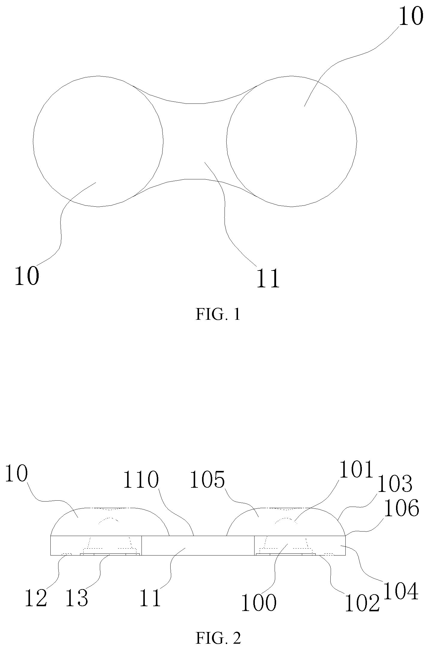 Patent US12320517 Figure 1 – Lens and light source module