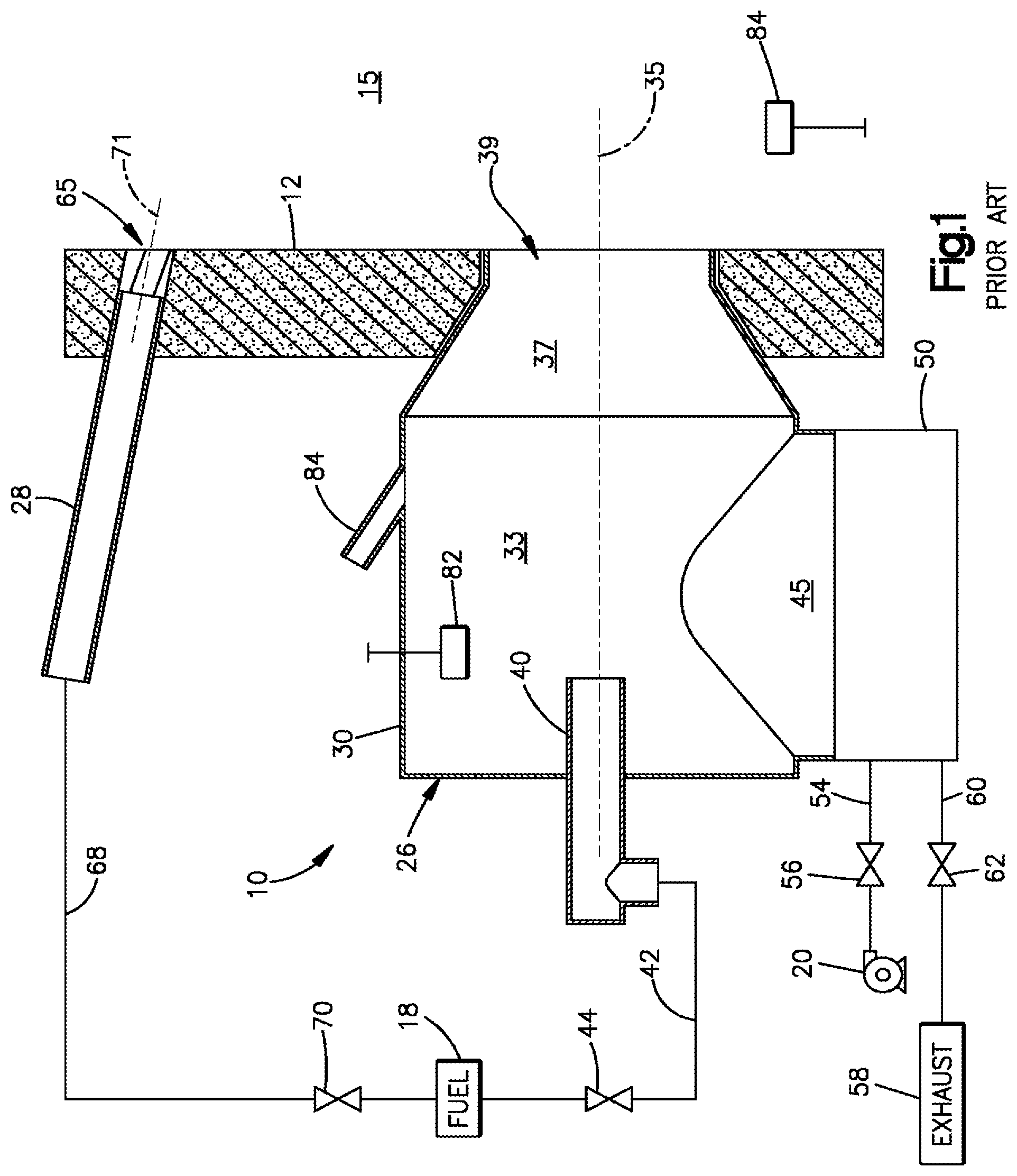 Patent US12320521 — Regenerative burner system and method of use — Figure 1