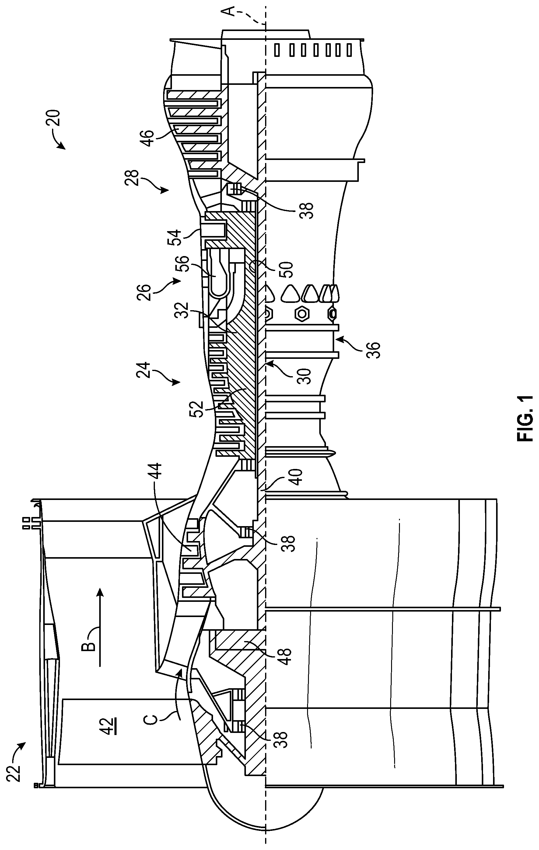 Patent US12320523 Figure 1 – Support pin for igniter assembly