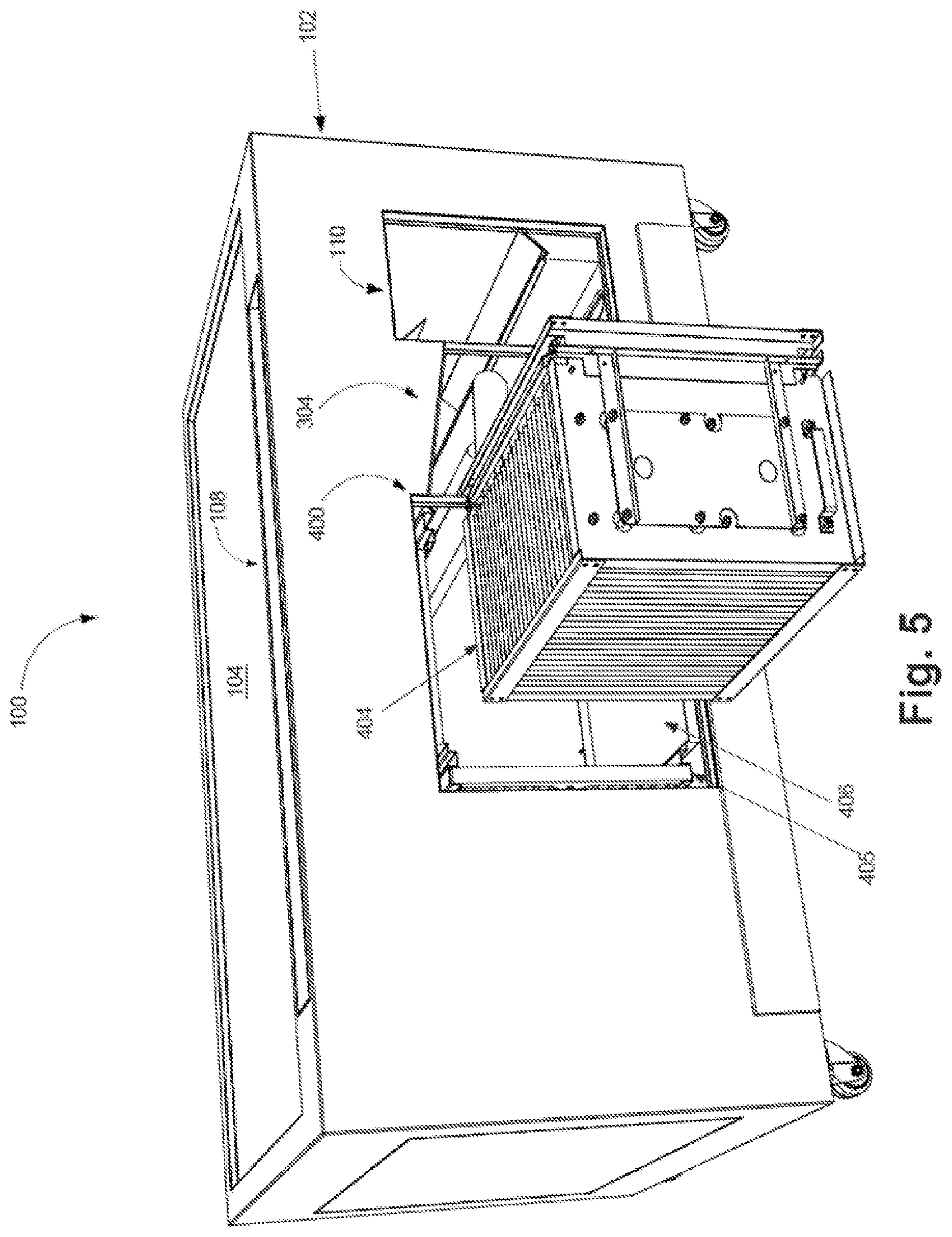 Patent US12320527 Figure 5 – Air flow management for cooking system