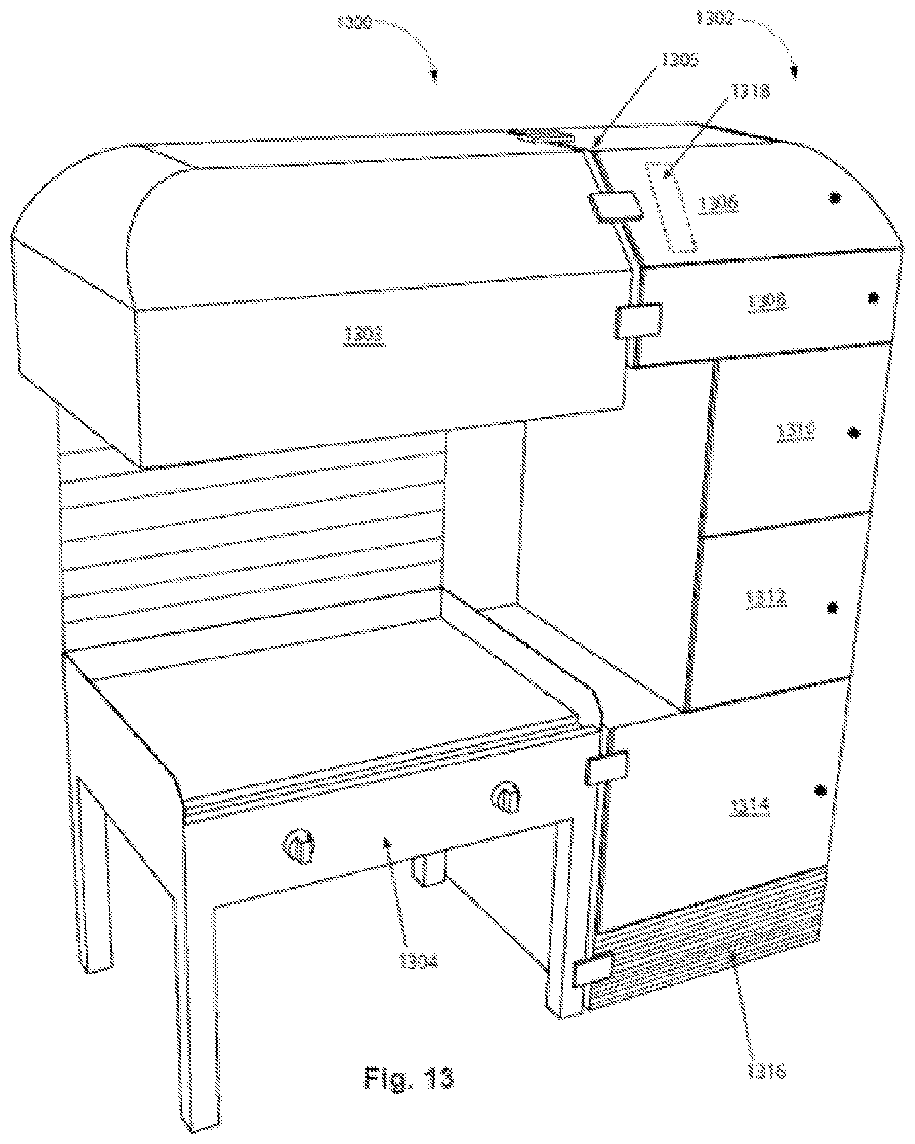 Patent US12320527 Figure 13 – Air flow management for cooking system