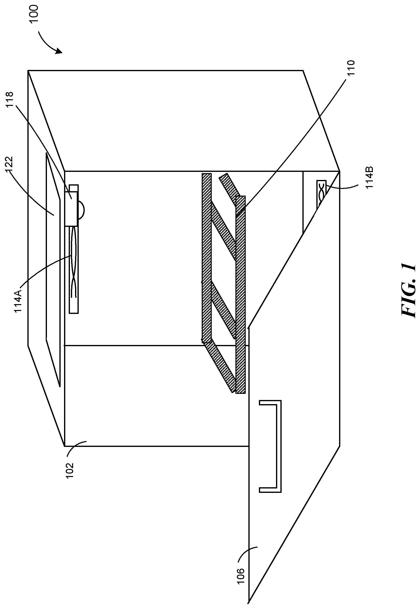 Patent US12320531 — Dynamic heat adjustment of a spectral power distribution configurable cooking instrument — Figure 1