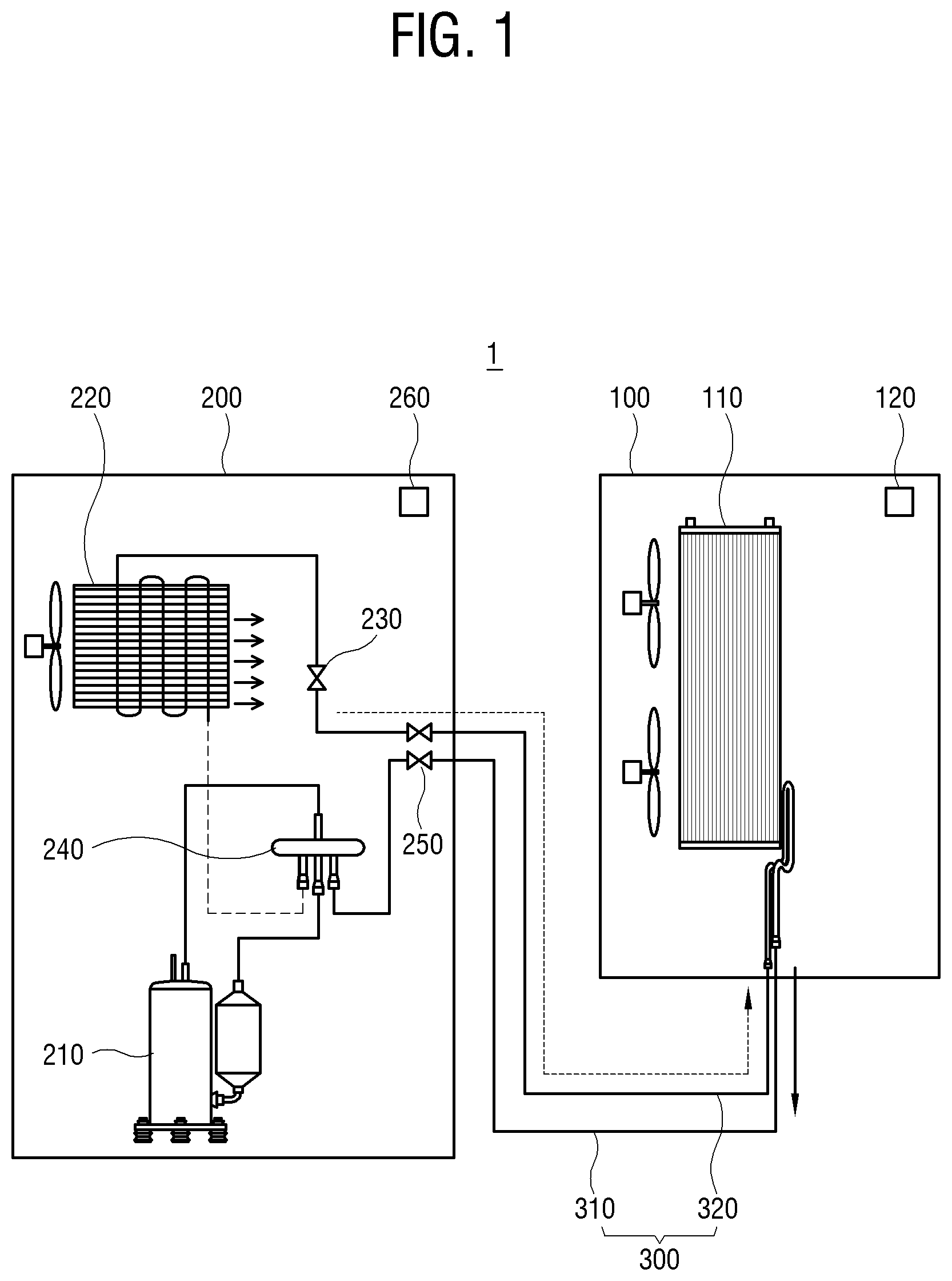 Patent US12320538 — Air conditioner and method for controlling same — Figure 1