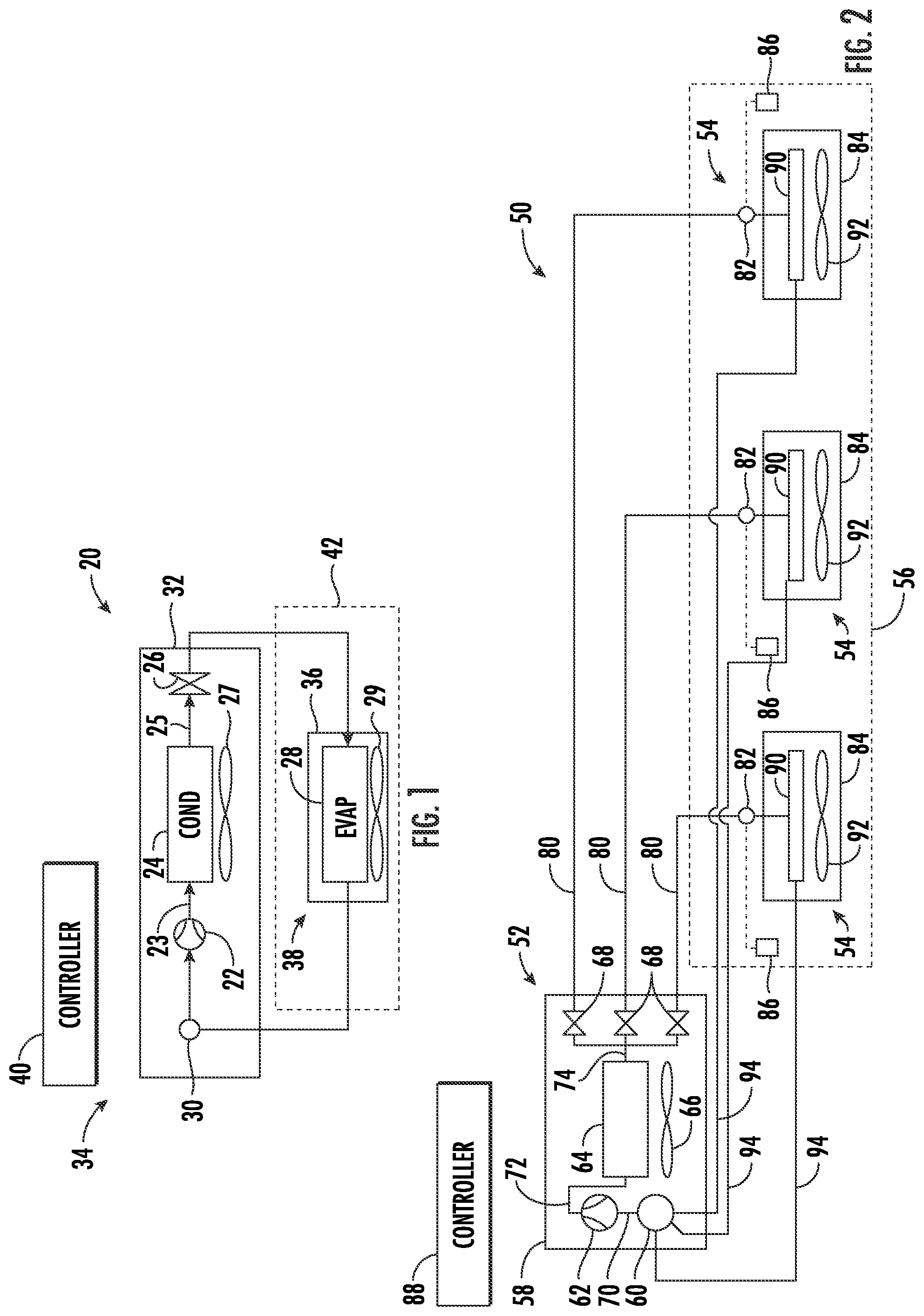 Patent US12320561 — HVAC unit with expansion device — Figure 1