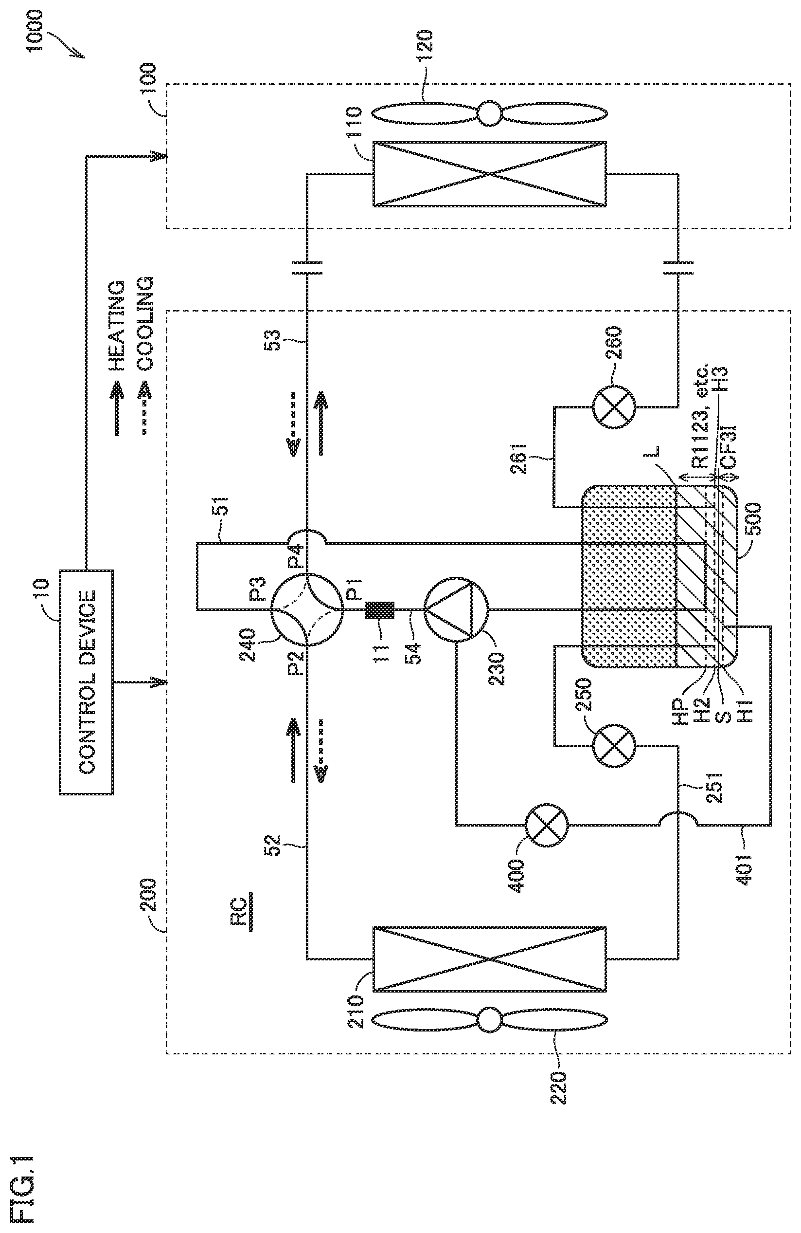 Patent US12320565 — Refrigeration cycle device — Figure 1