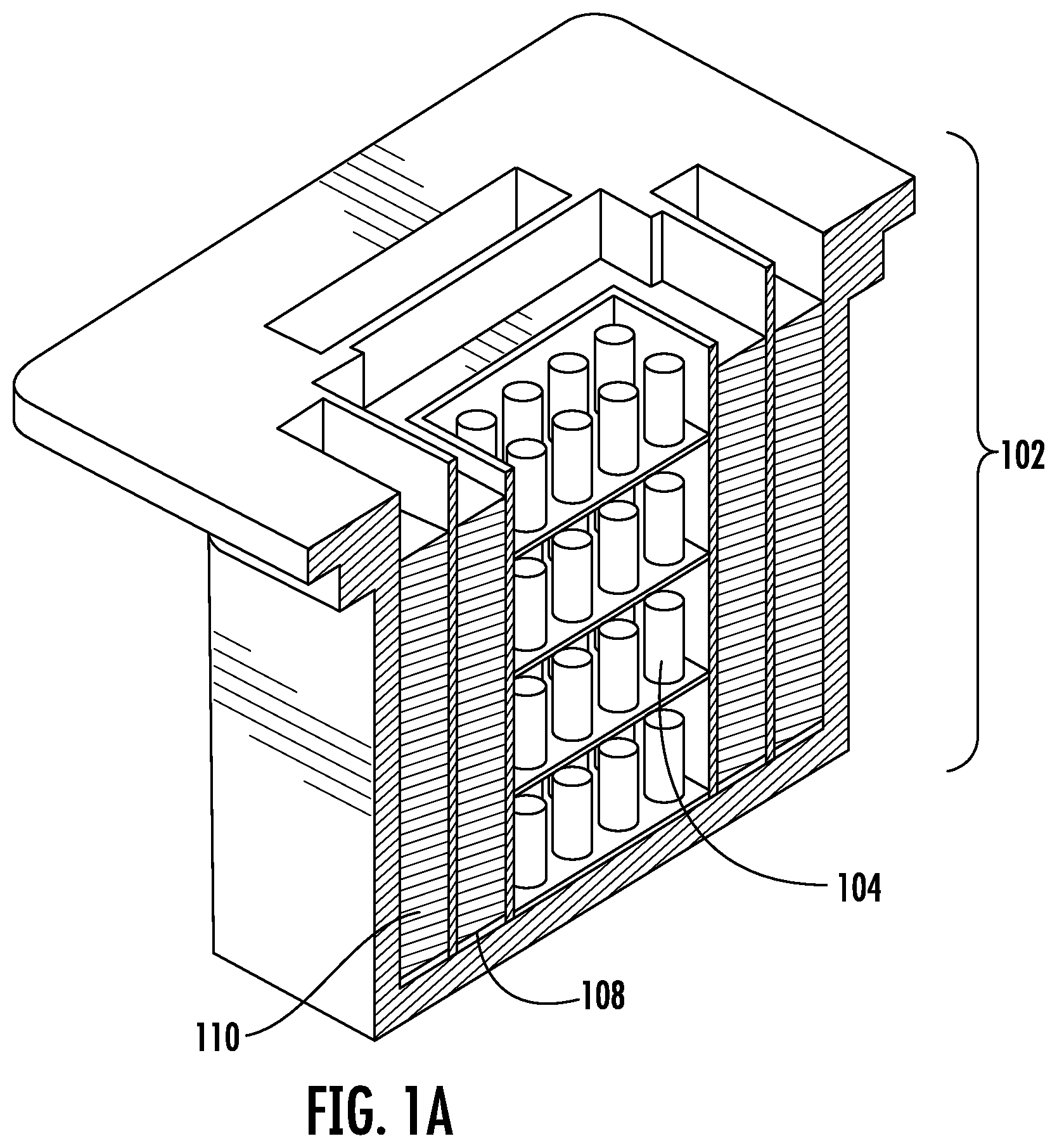 Patent US12320583 — Systems for storing and/or transporting temperature-sensitive payloads — Figure 1
