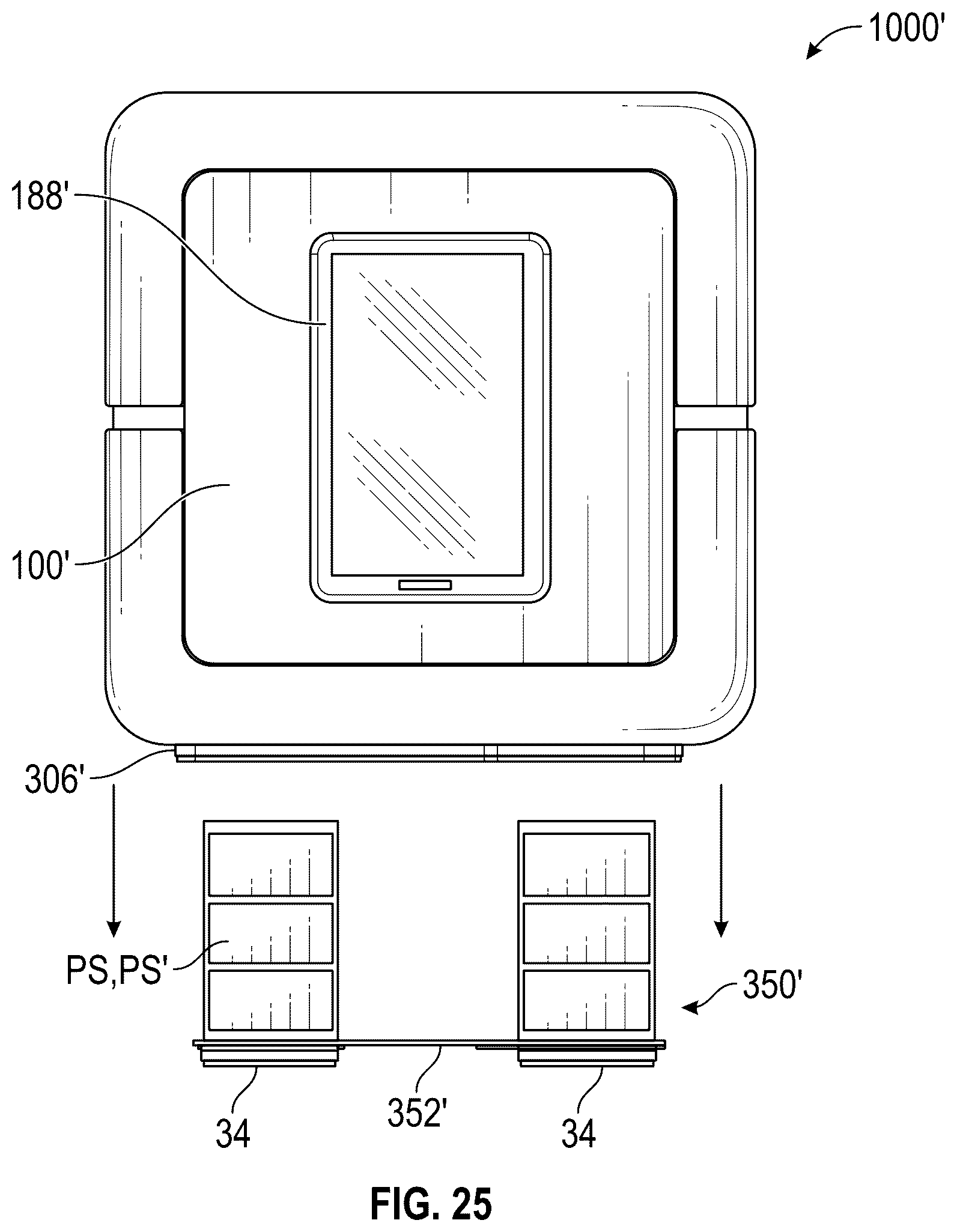 Patent US12320584 Figure 19 – Portable cooler