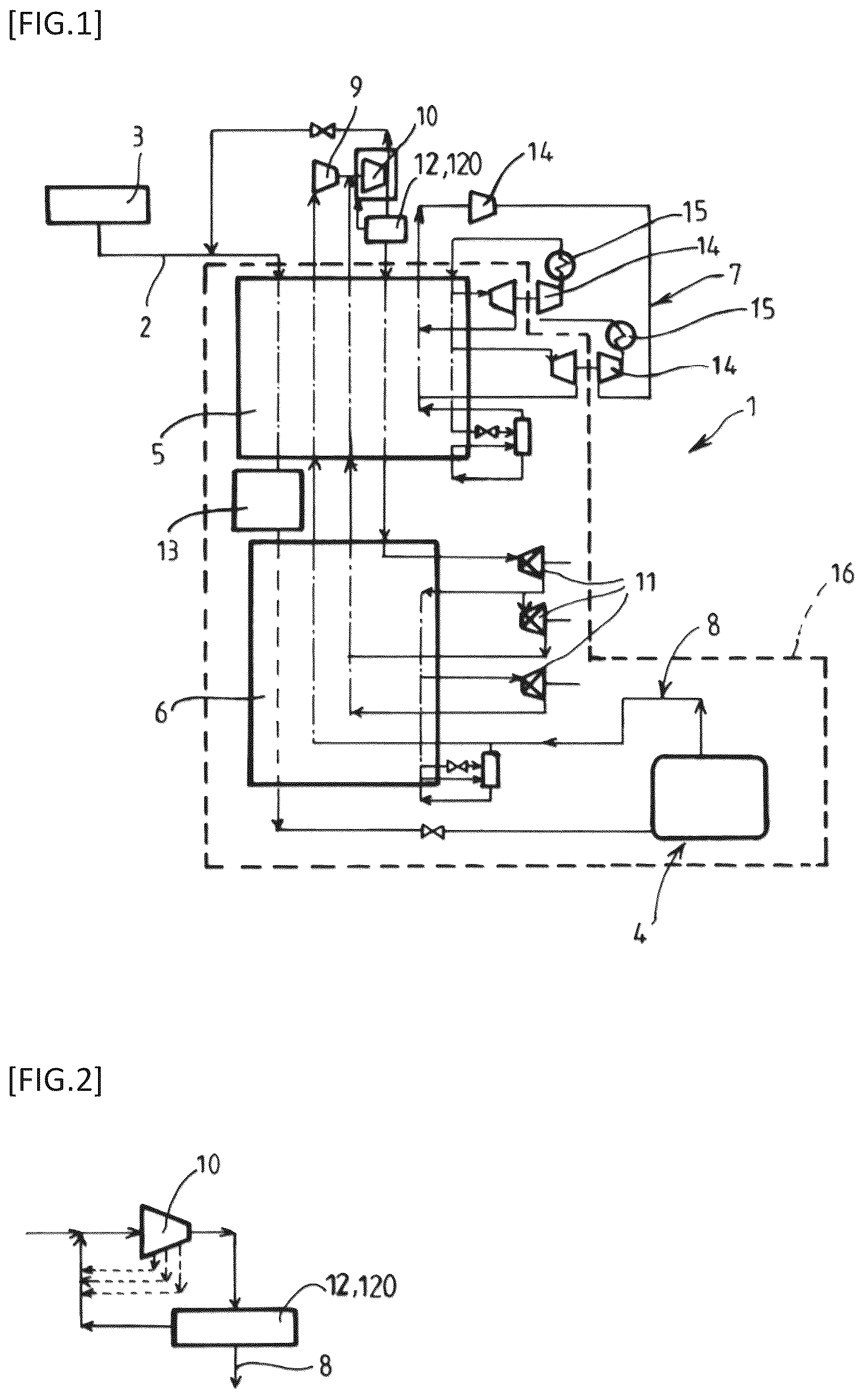 Patent US12320586 — Facility and method for hydrogen refrigeration — Figure 1