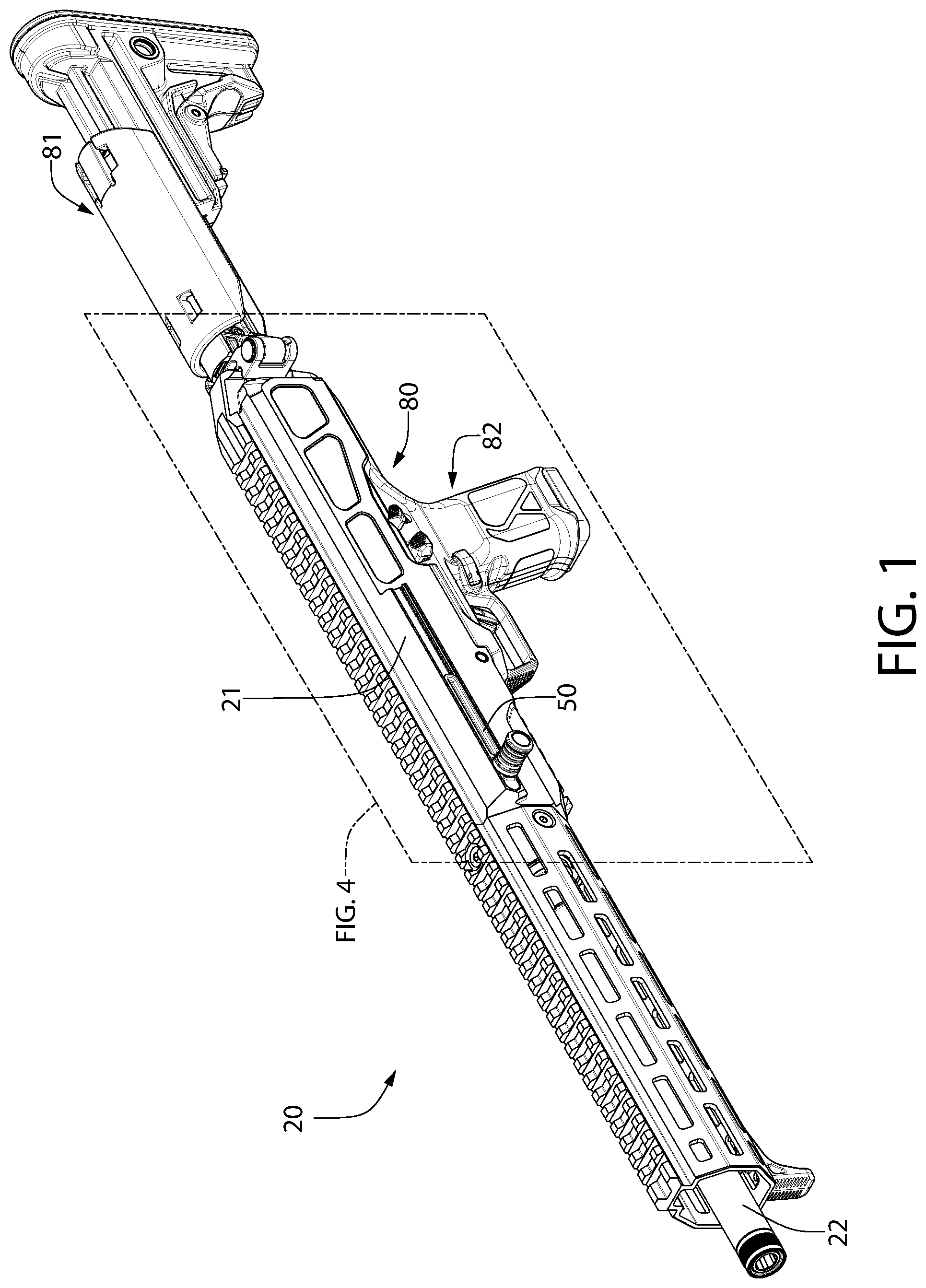 Patent US12320608 — Bolt assembly for firearm — Figure 1