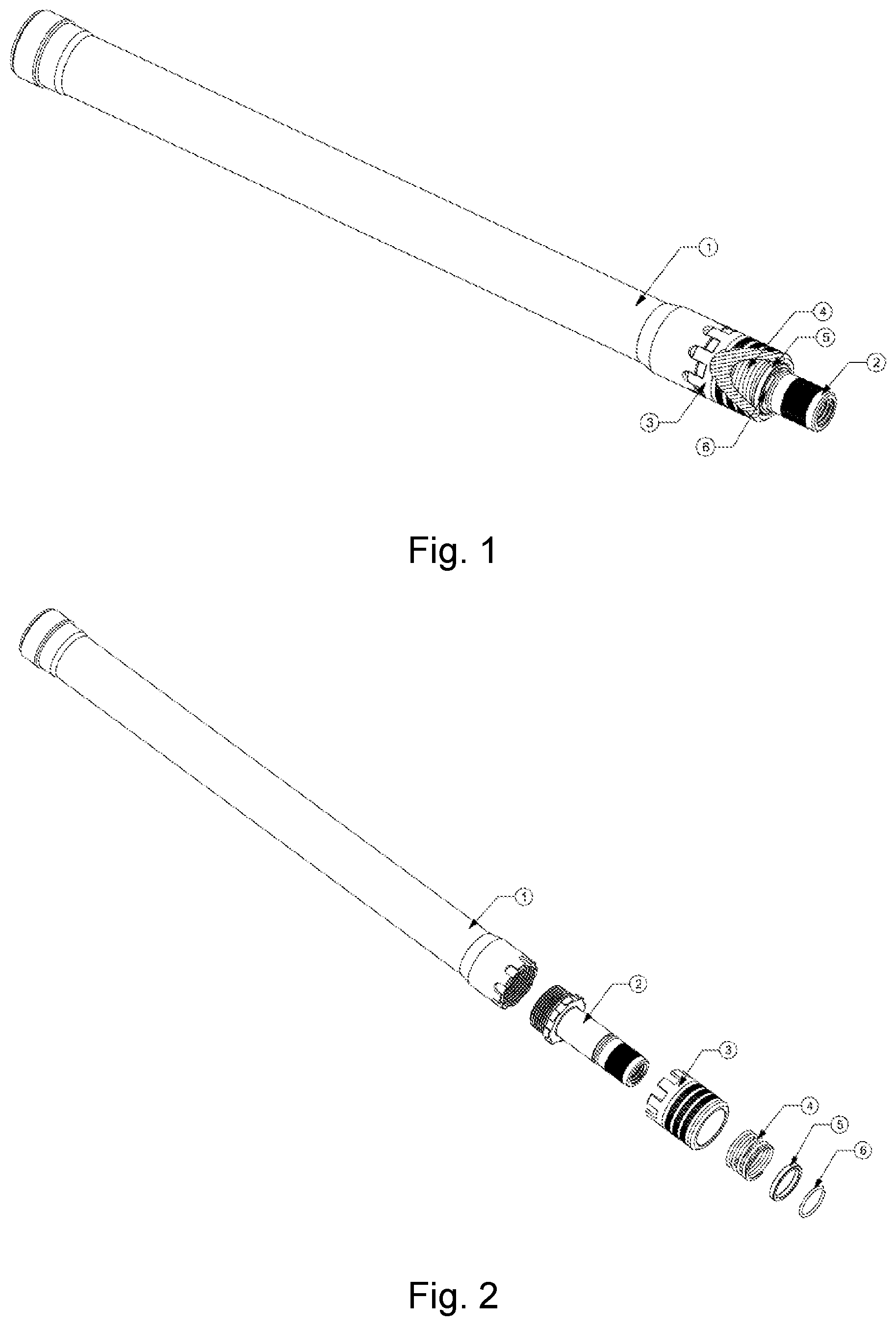 Patent US12320609 — Quick disassembly recoil group structure for firearms — Figure 1