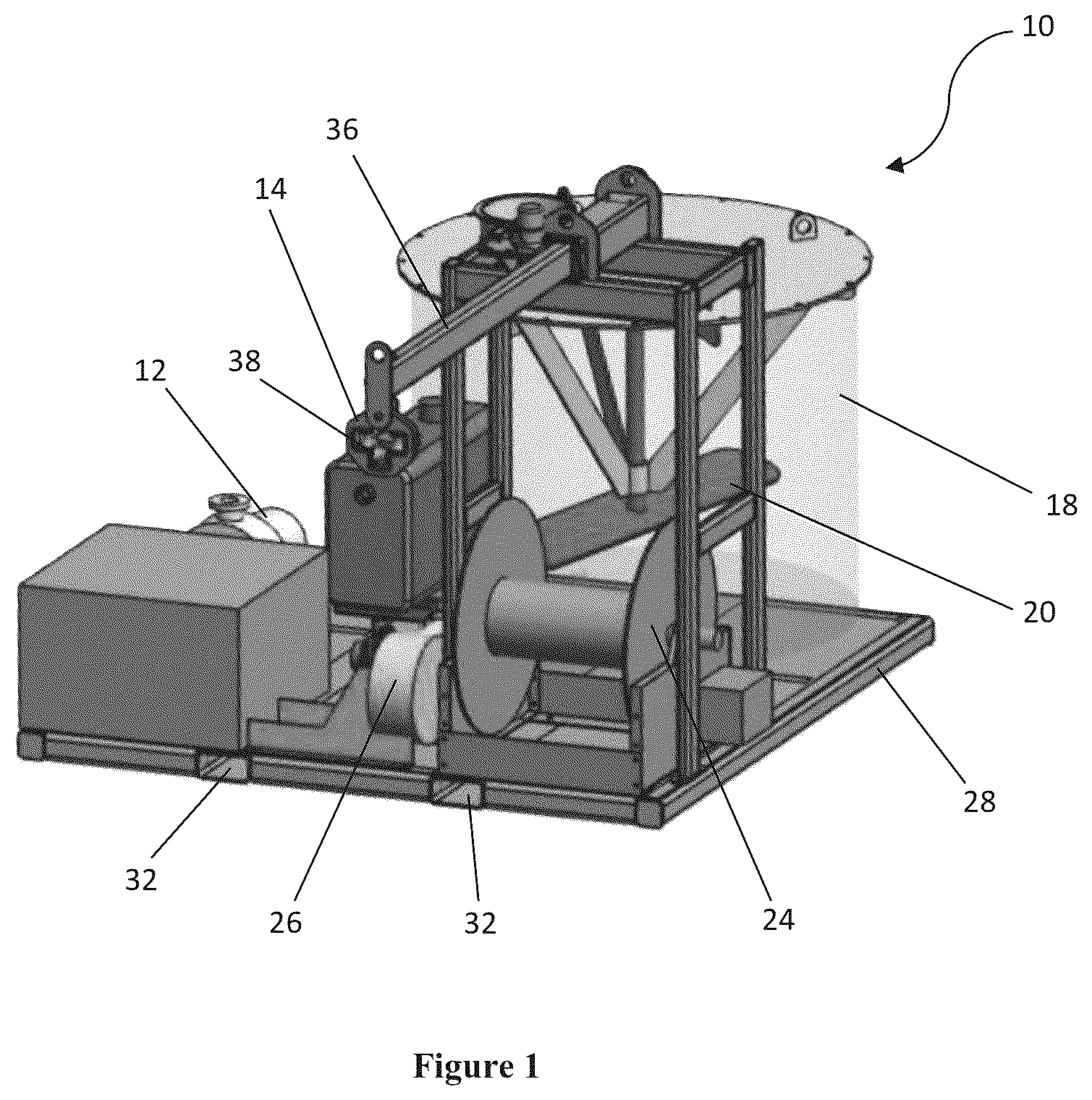 Patent US12320626 — Gel stemming delivery system — Figure 1