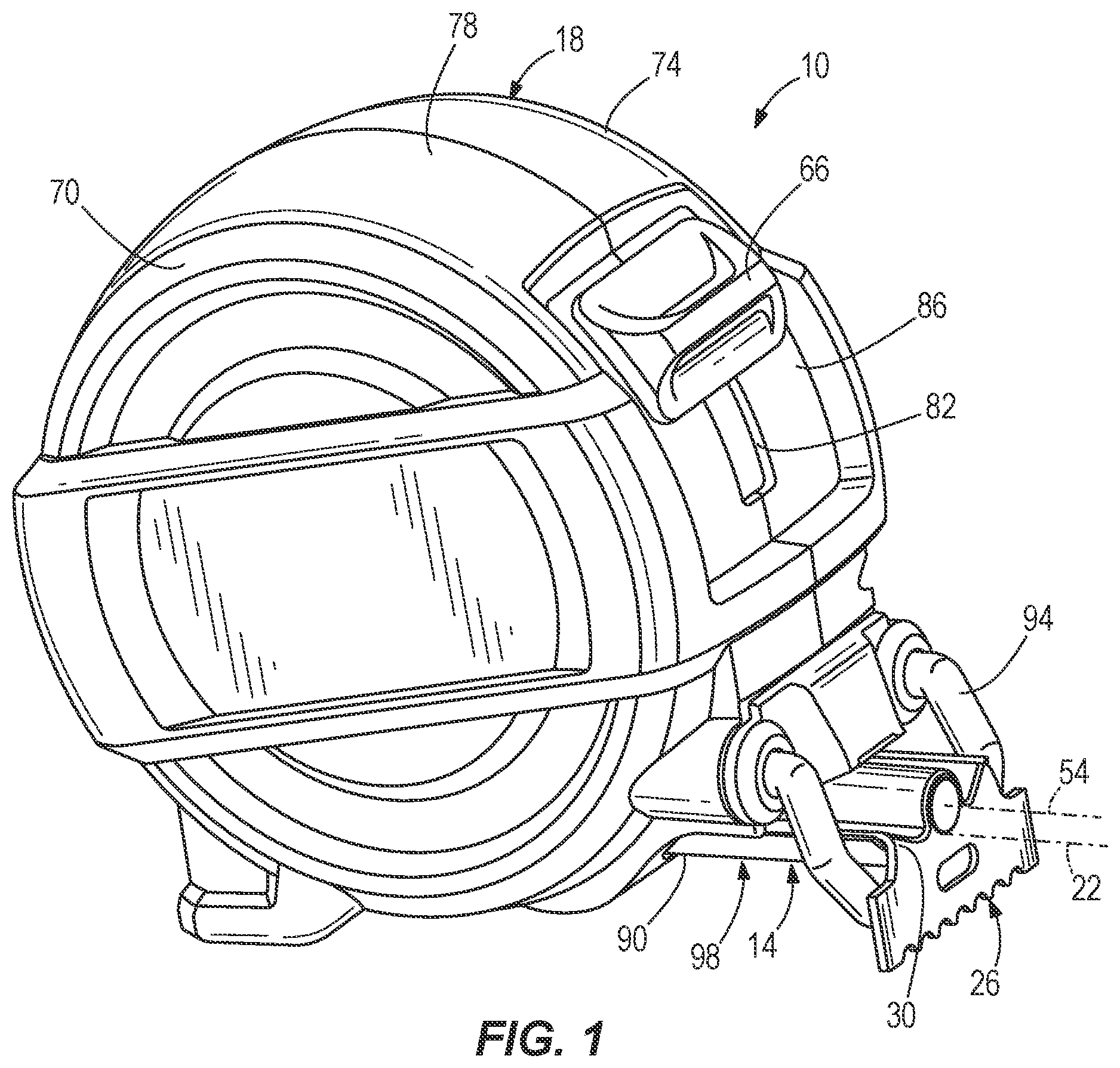 Patent US12320634 — Tape measure — Figure 1