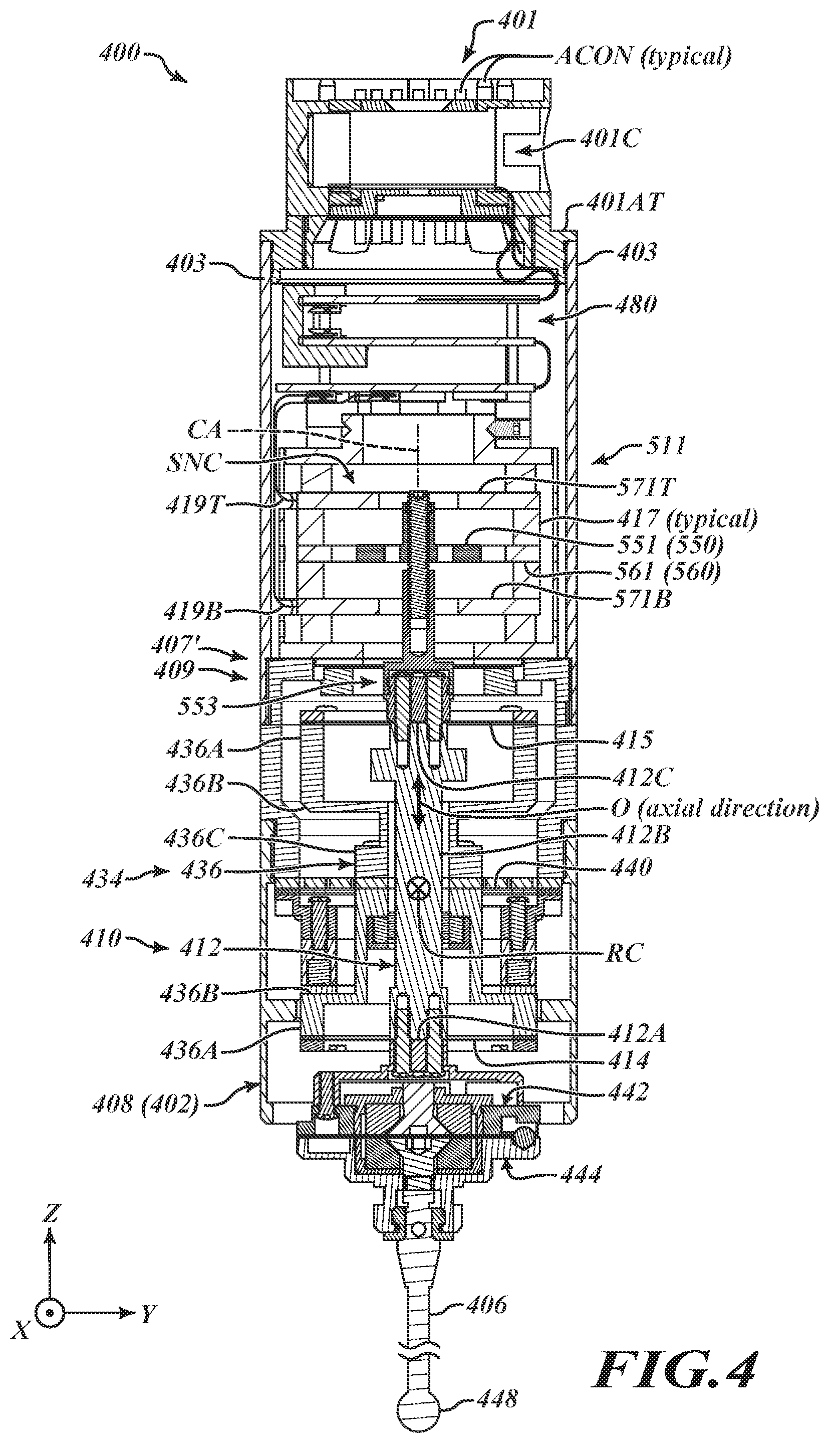 Patent US12320635 Figure 4 – Measuring probe with field generating coil configuration and temperature compensation
