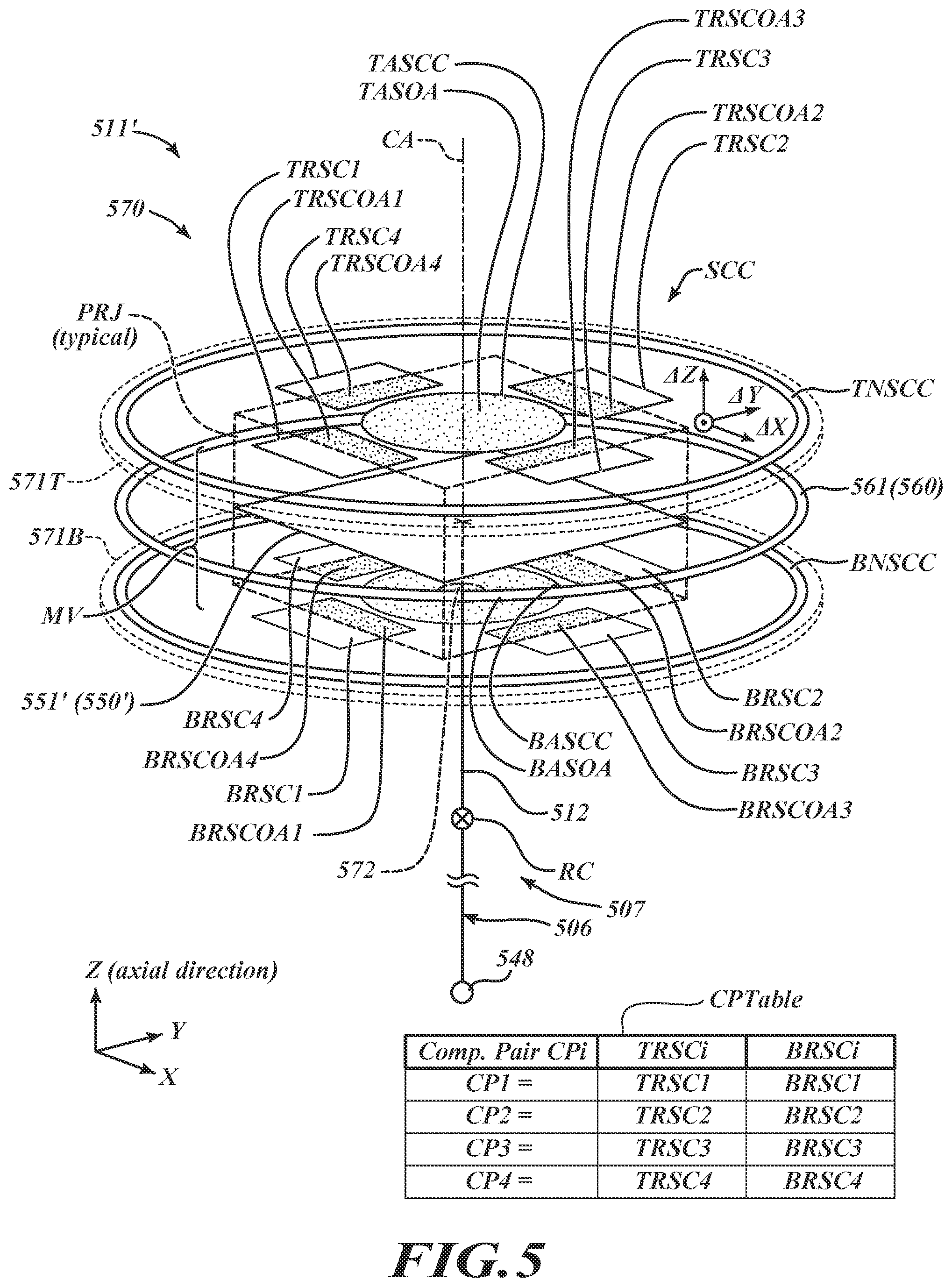 Patent US12320635 Figure 5 – Measuring probe with field generating coil configuration and temperature compensation