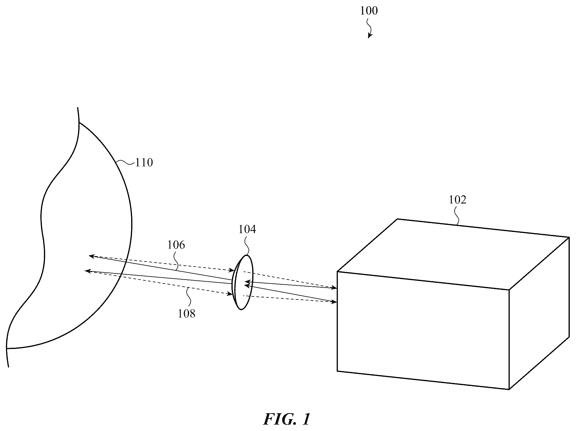 Patent US12320642 — Wearable skin vibration or silent gesture detector — Figure 1